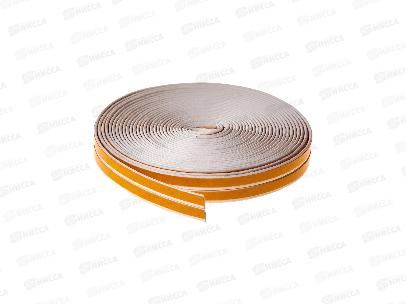 Уплотнитель самоклеящийся PRAKTISCHE 8х2мм IV-12м (белый), У0195