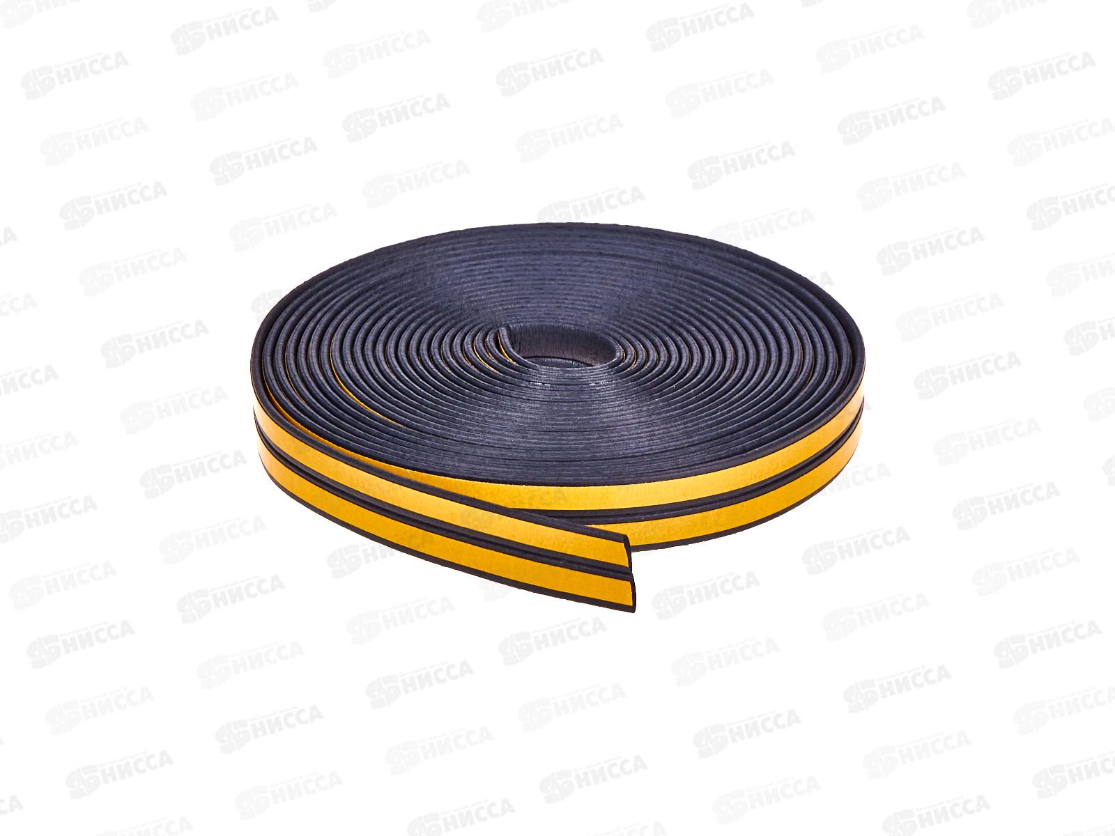 Уплотнитель самоклеящийся PRAKTISCHE 8х2мм IV-12м (черный) У0201