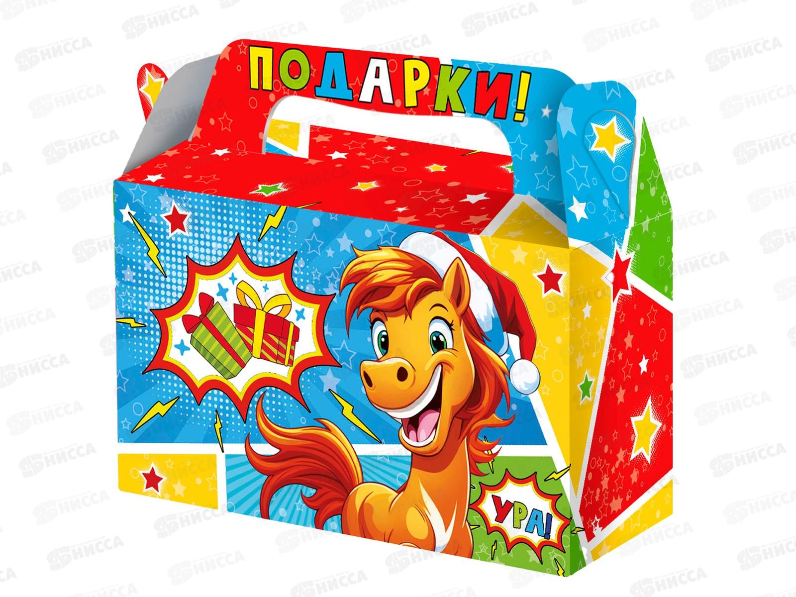 Коробка картонная 0,5кг Улыбка 175*70*105/140 *300