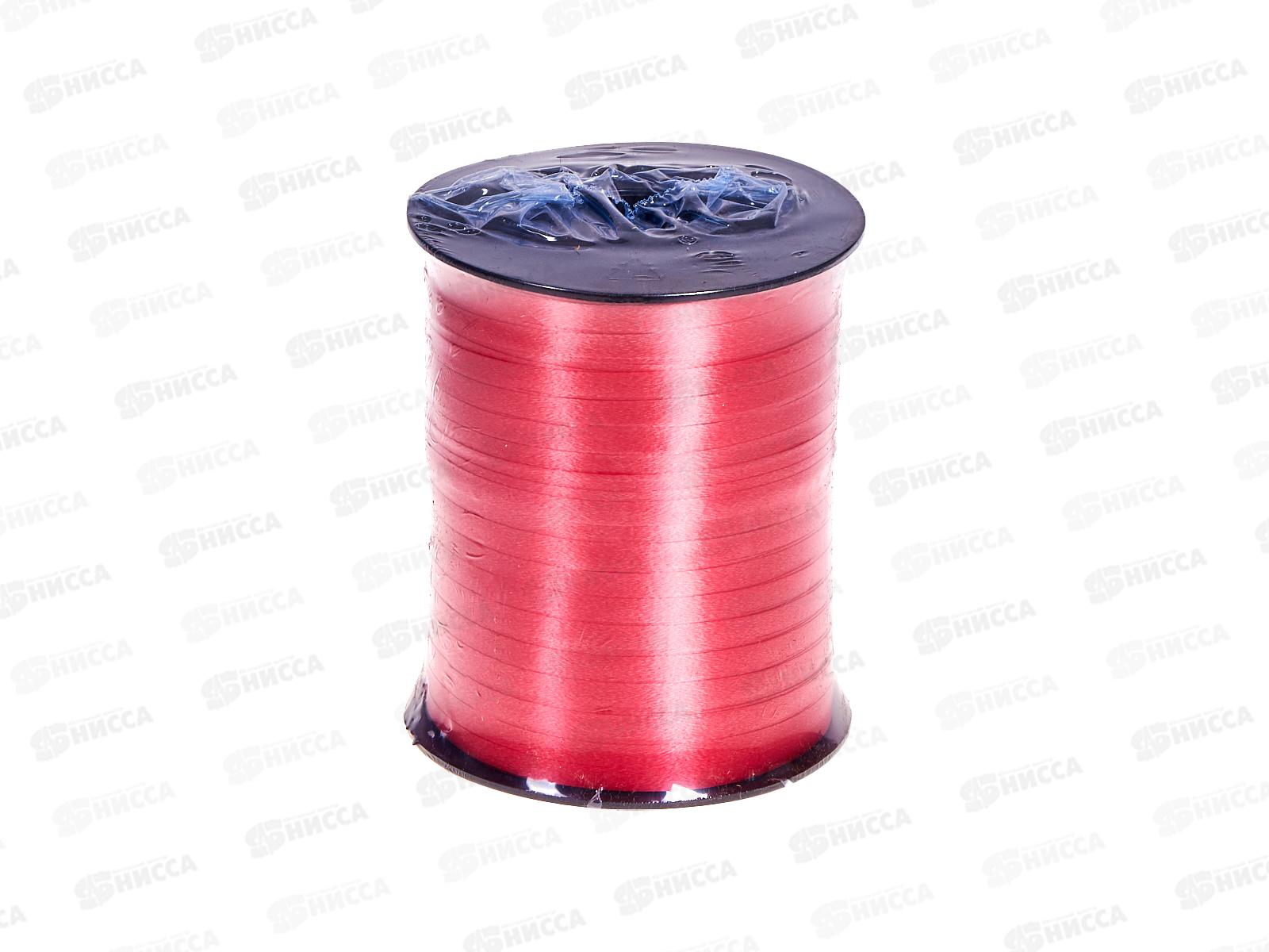 Лента подарочная Fiesta 5мм/500м красная W-4 *1