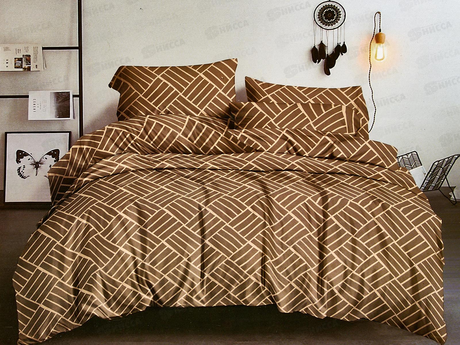 Комплект постельного белья 1,5сп полисатин 6564-2