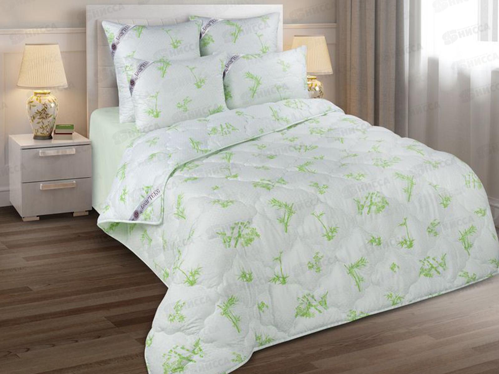 Одеяло Бояртекс Бамбук 200*205 всесезонное глосс-сатин