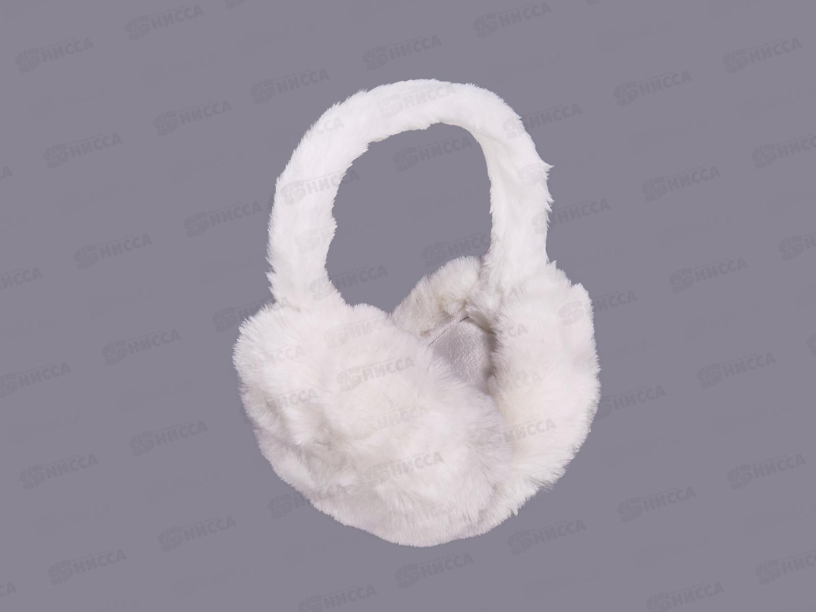 Ободок-наушники меховые цветные №9894