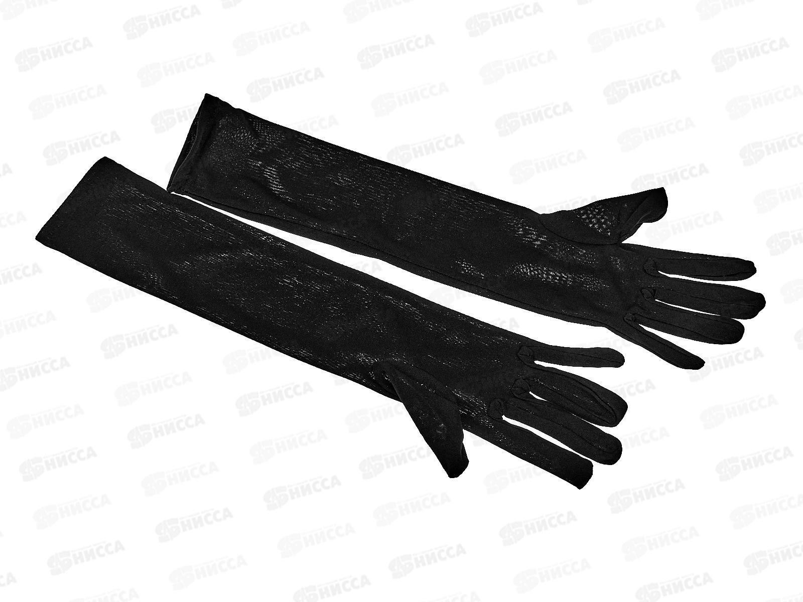 Перчатки карнавальные  &quotКоролева&quot черные 770-0487