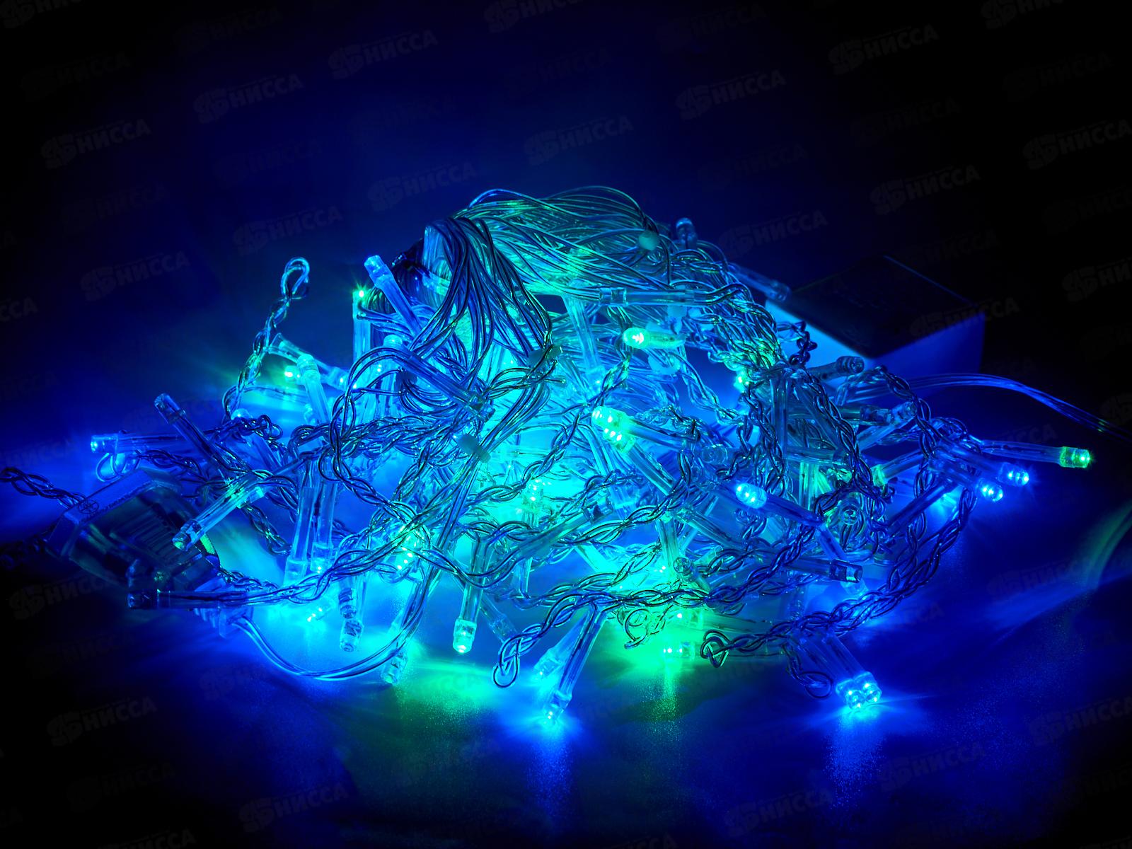 Гирлянда 3м*50см Бахрома 120LED мульти 183-252