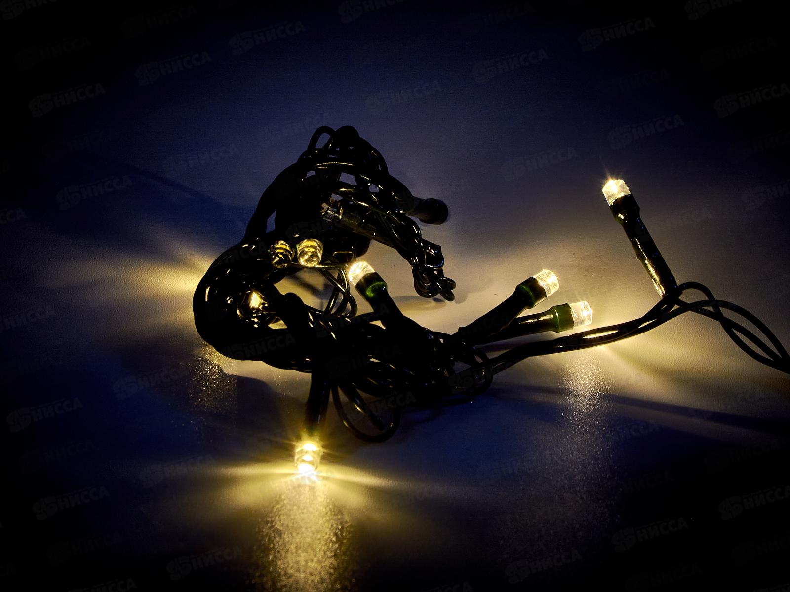 Гирлянда 1,5м 12LED 8 реж тепл белый 725-0570