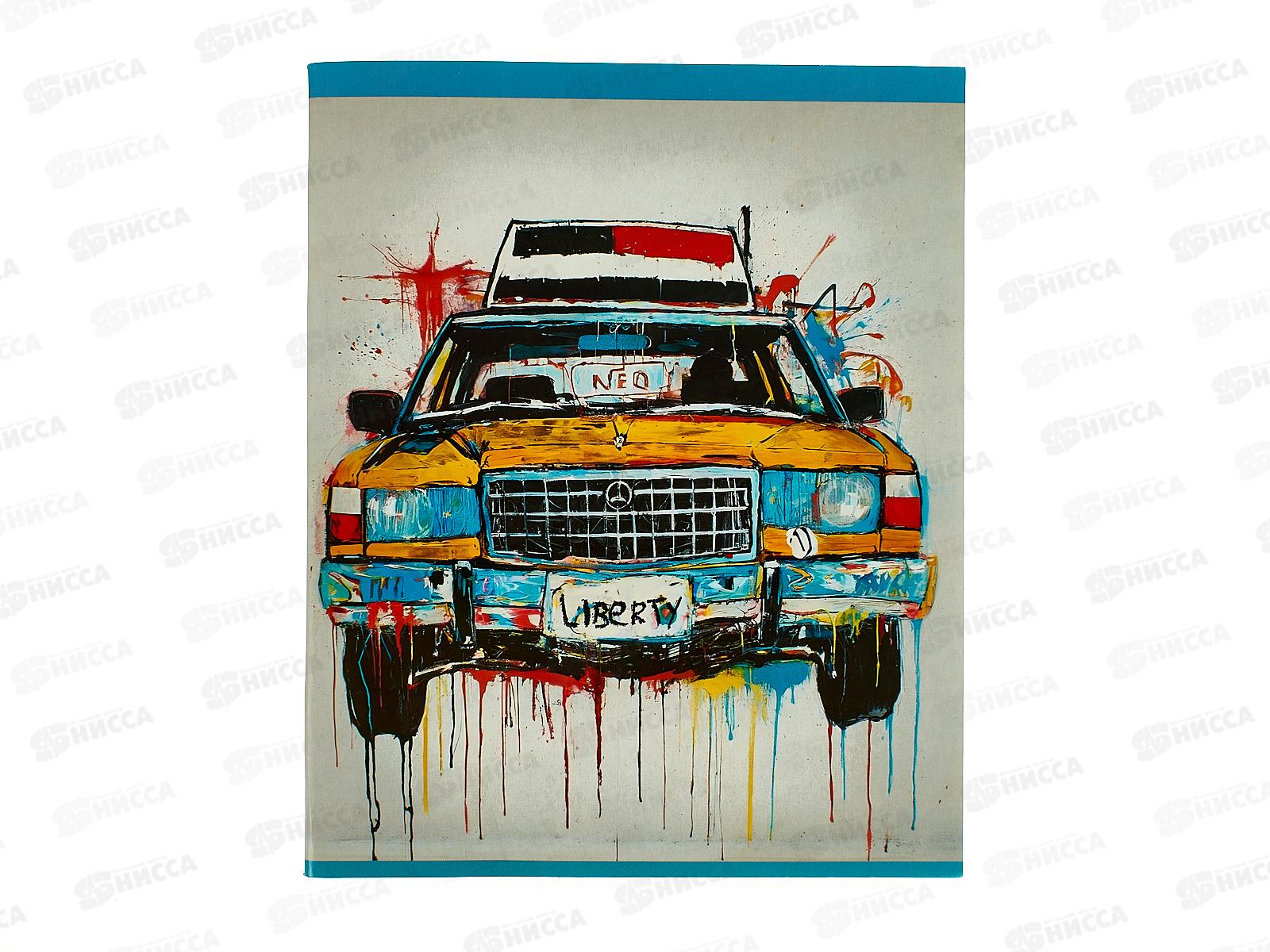 Тетрадь 48листов клетка ЭКСМ Красочные машины, 5видов ТКЛ489164 *10/100