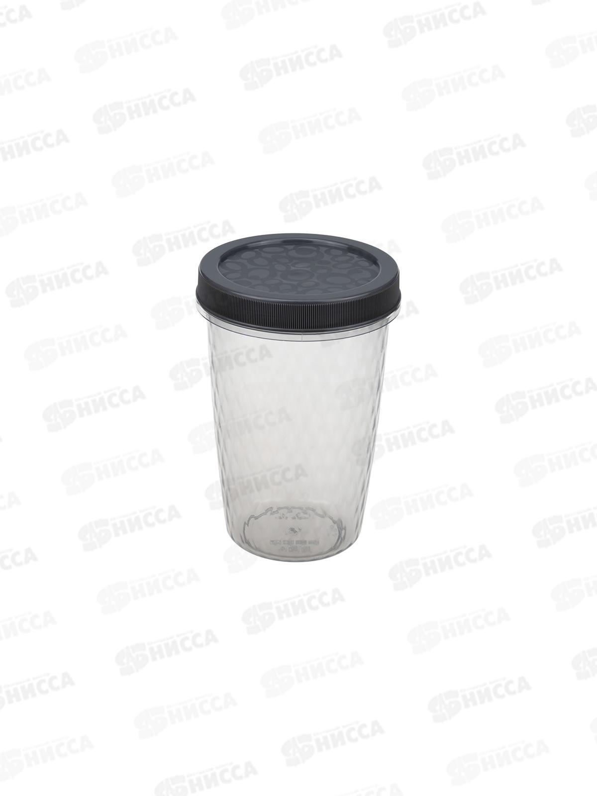 Емкость д/прод. "РОЛЛ" 1л Графитовый *16  М1475