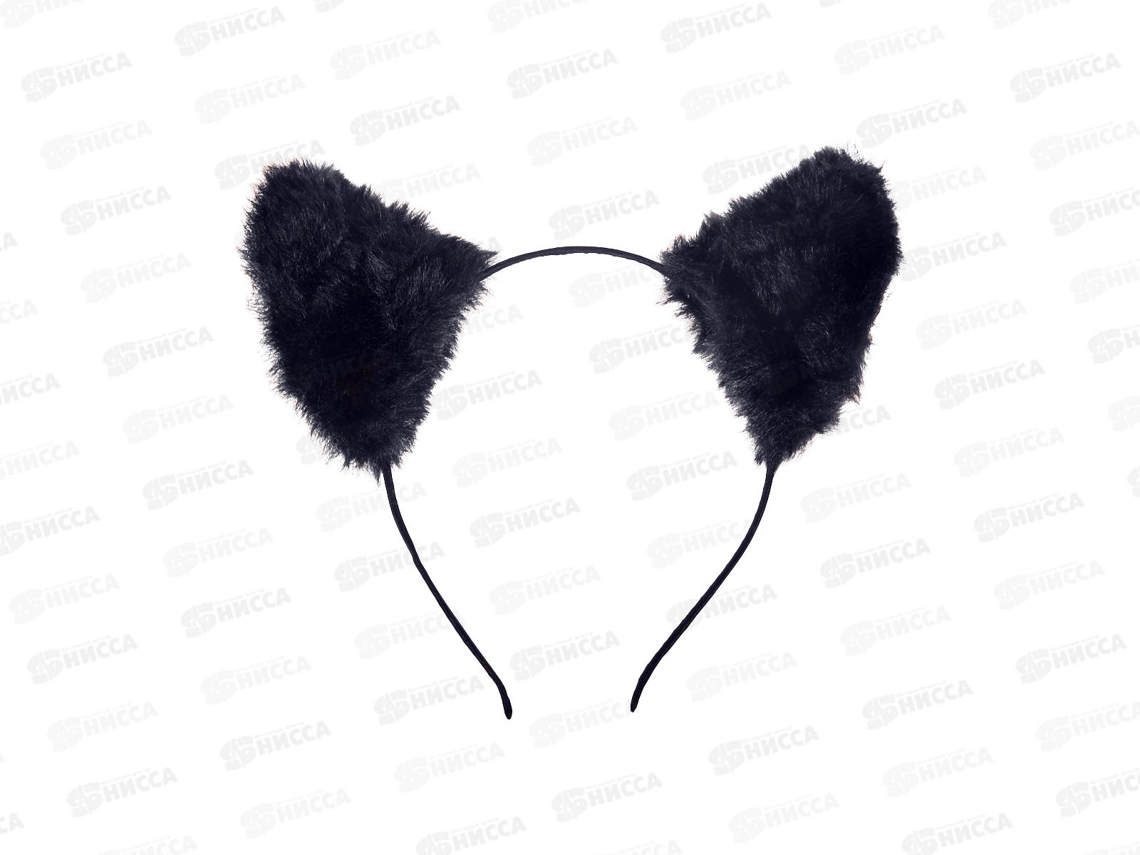 Ameli Ободок для волос С объем кошач ушками из меха