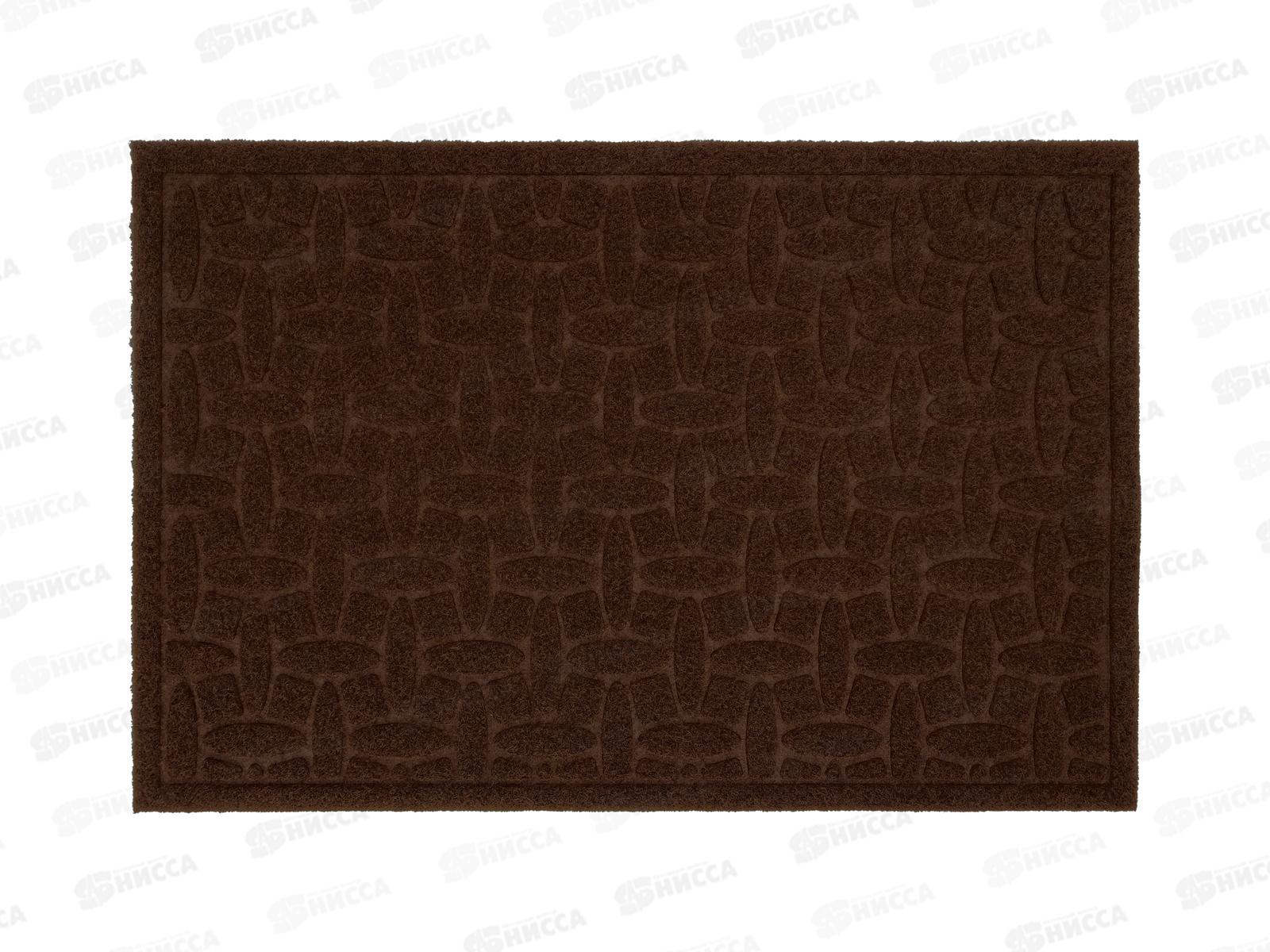 Коврик влаговпитывающий &quotАлмаз&quot 45*75см коричневый Blabar 93657  *15