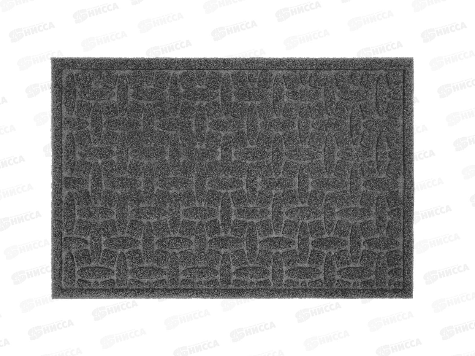 Коврик влаговпитывающий &quotАлмаз&quot 45*75см серый Blabar 93658  *15