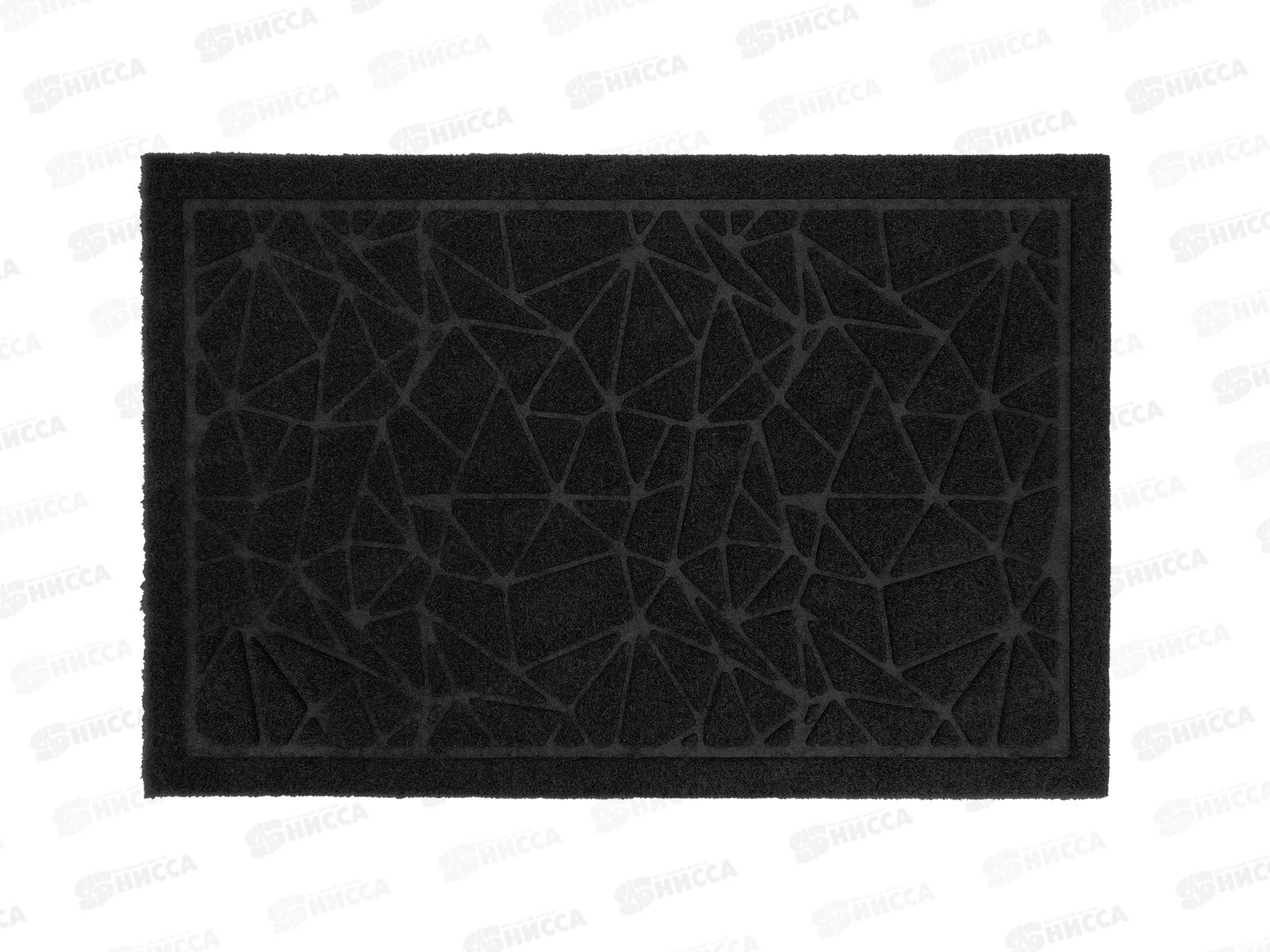 Коврик влаговпитывающий &quotКристалл&quot 60*90см черный Blabar 93692  *10