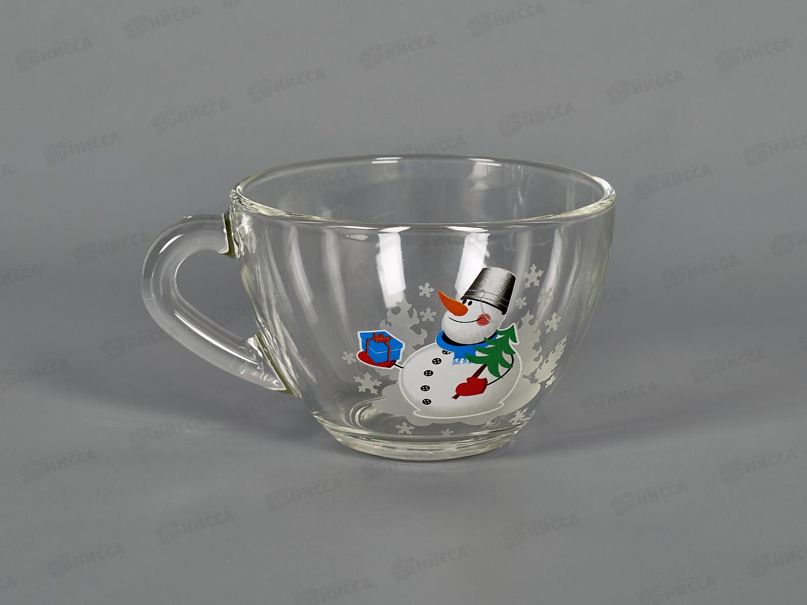 Кружка для чая 200мл Д1416/130 Снеговики