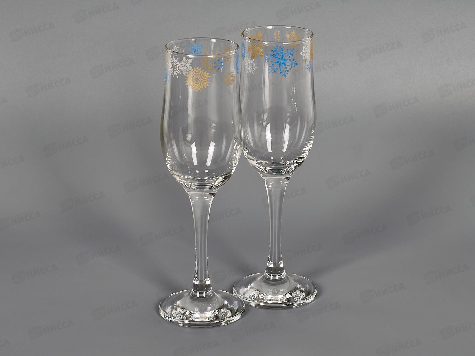 Набор 2х бокалов 200мл Д44160/117 Снежинки