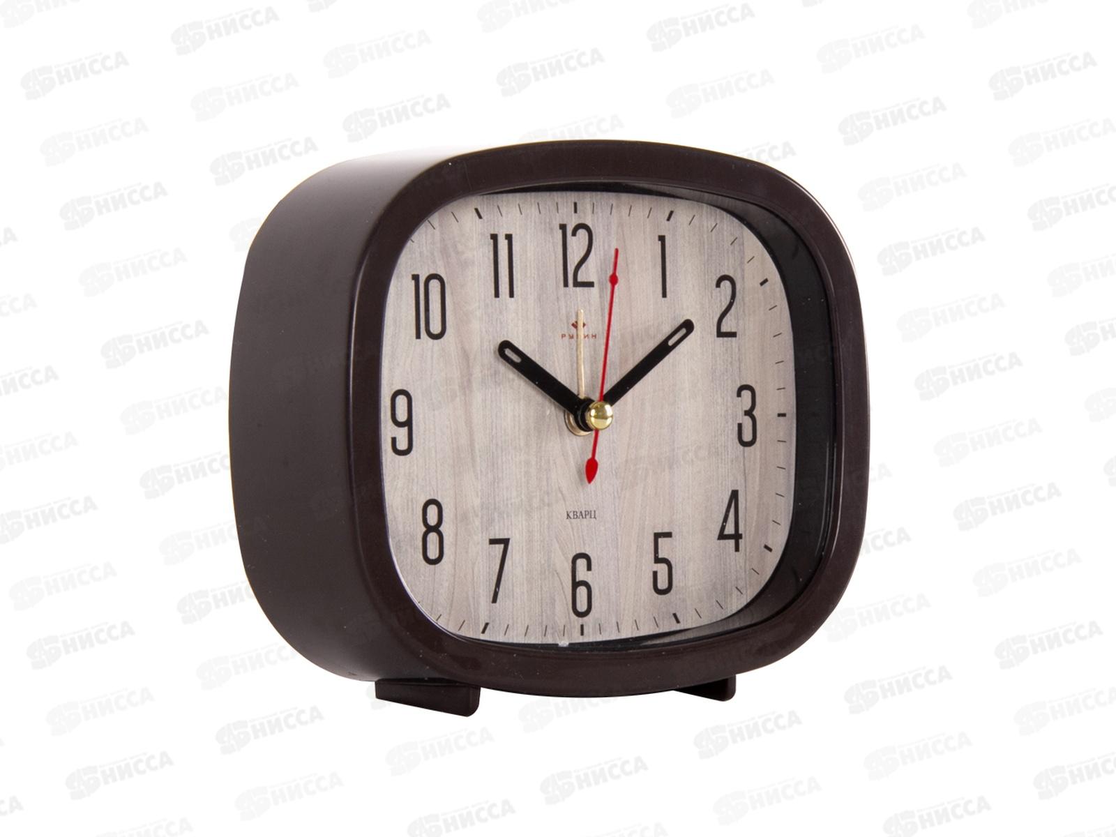 Будильник &quot21 Век" Классика Рубин В5-008 (20) т-коричневый Эко стиль
