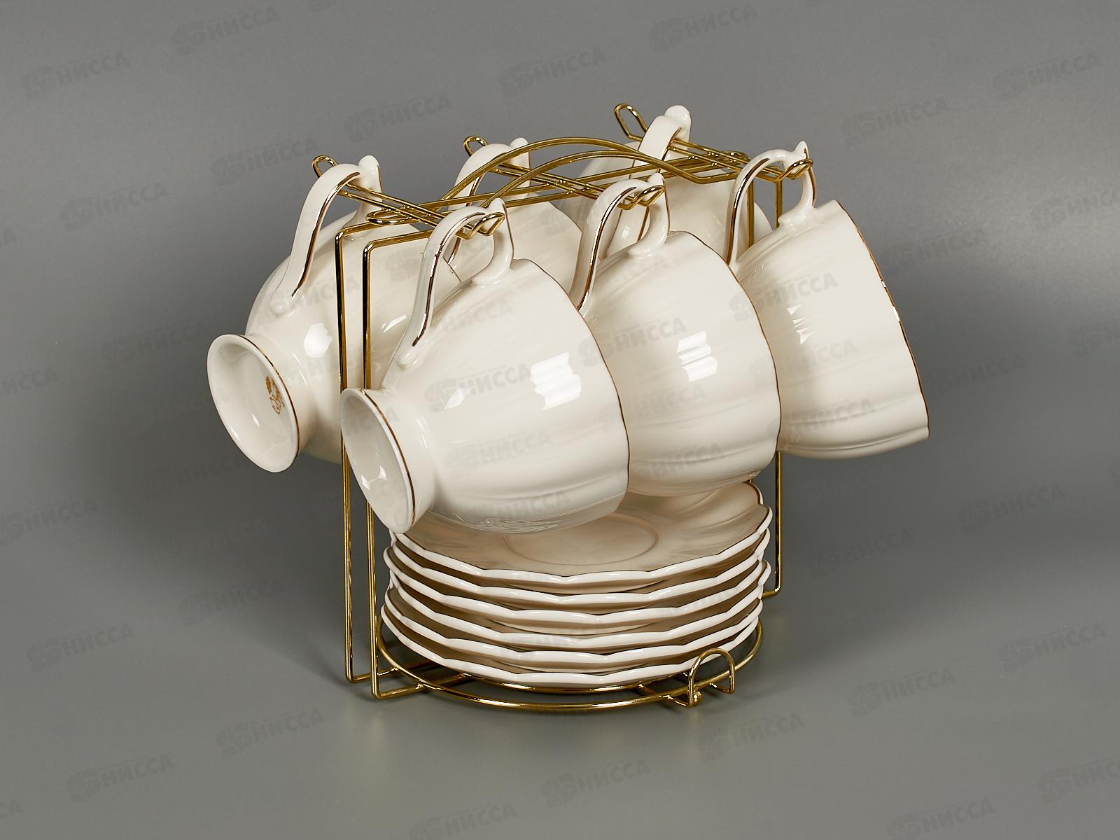 Набор чайный 12 предметов на металл стенд 240мл 202336 *8