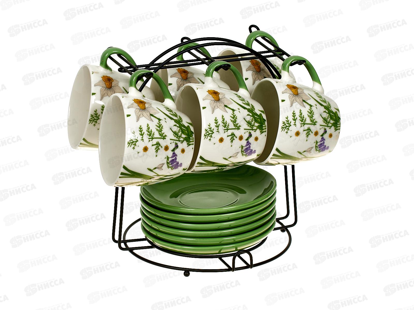 Набор чайный 12 предметов 202366 на металл стенде *4