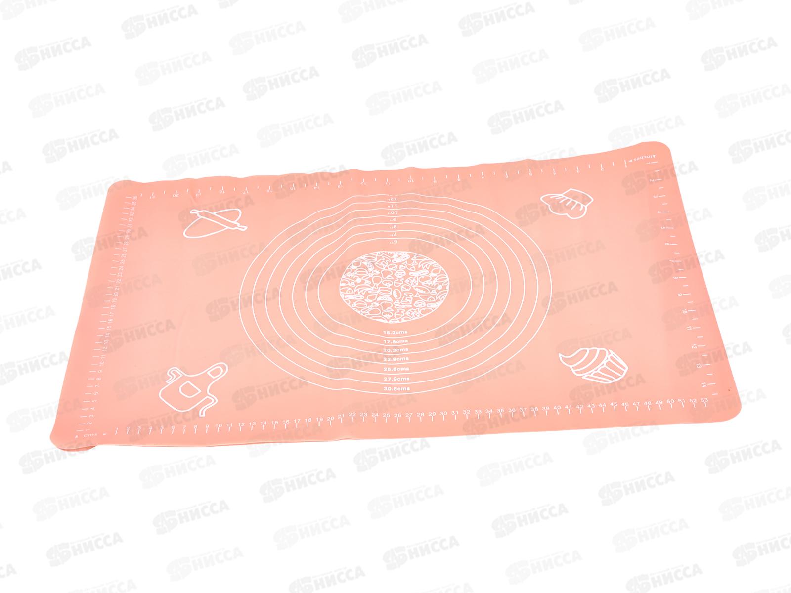 Коврик для раскатки выпечки теста 40*60см силиконовый 6001-42