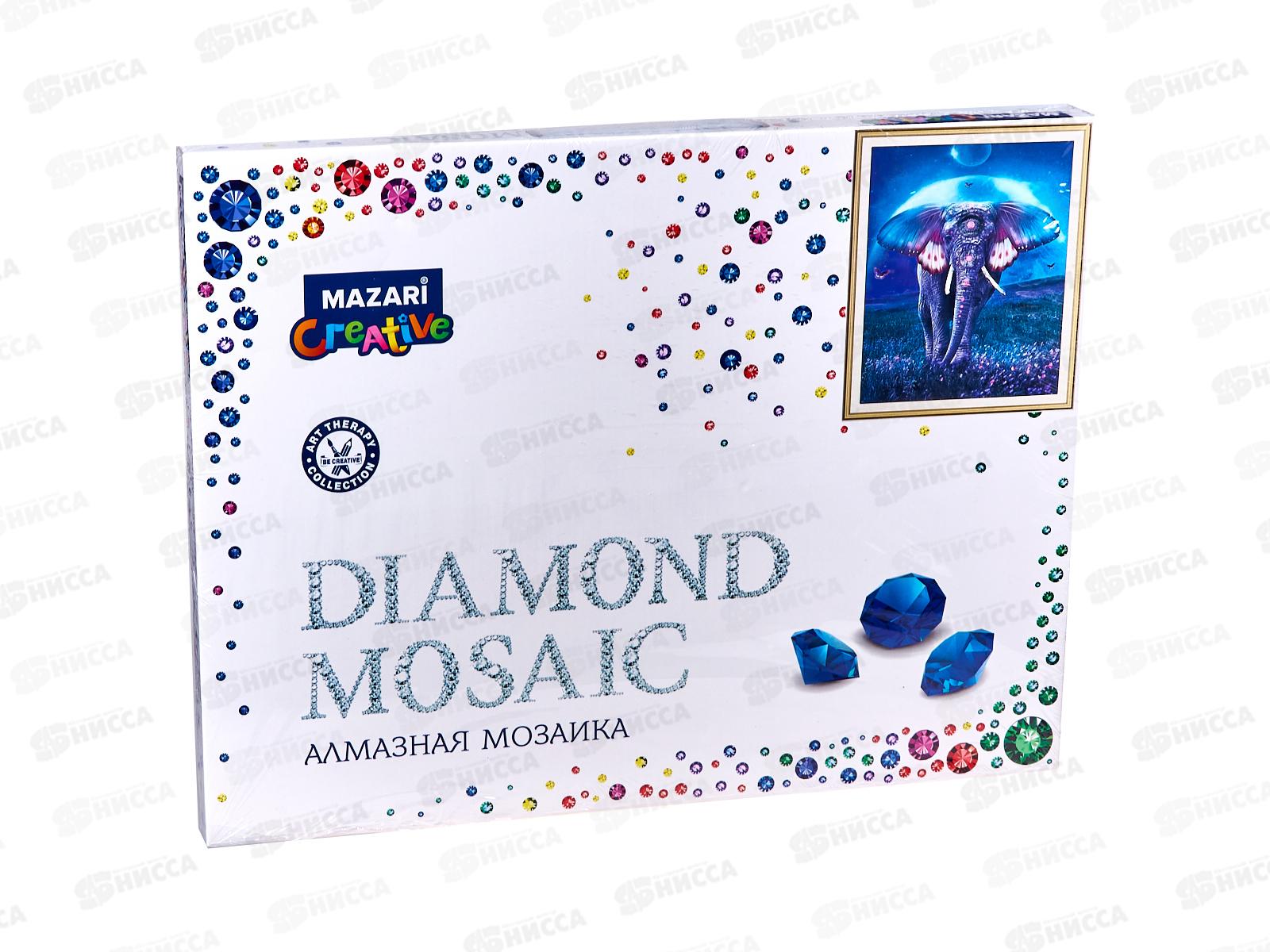 Алмазная мозаика MAZARI Сказочный слон, 30х40см, 1в, M-10591