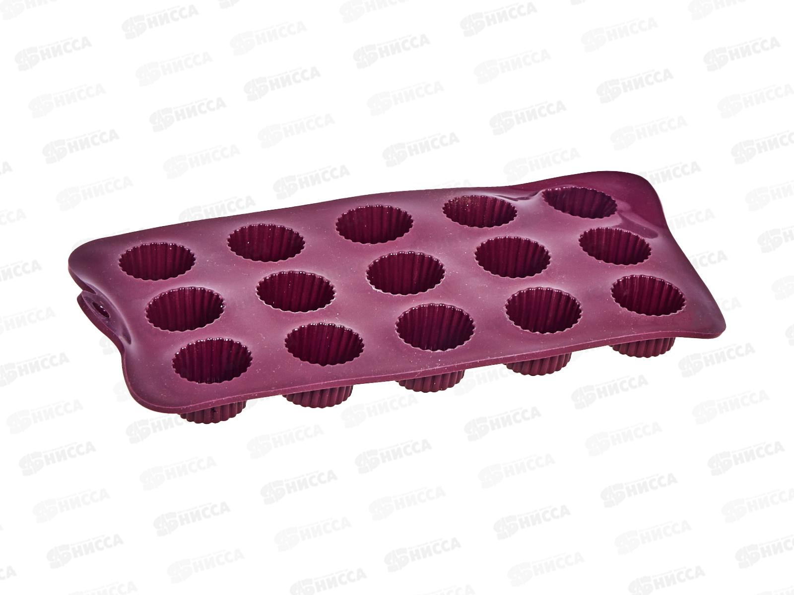 Форма силиконовая  для шоколада 15ячеек 21*10,5*2см 6001-37