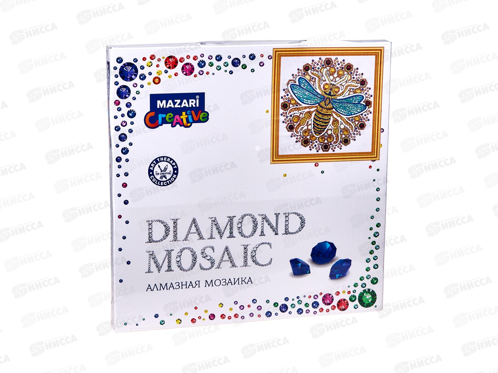 Алмазная мозаика MAZARI Орнамент с пчелой, 30х40см, 1в, M-10600