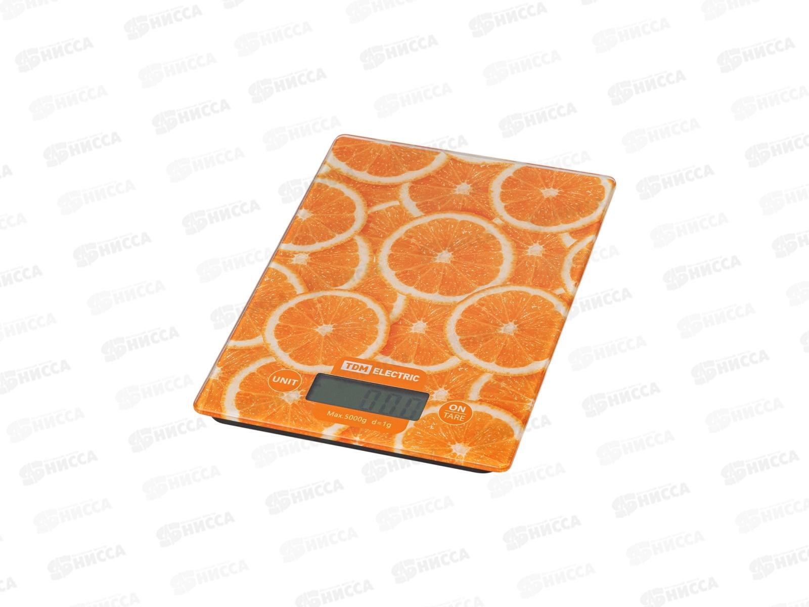 Весы кухонные электронные Апельсины 5кг 0003