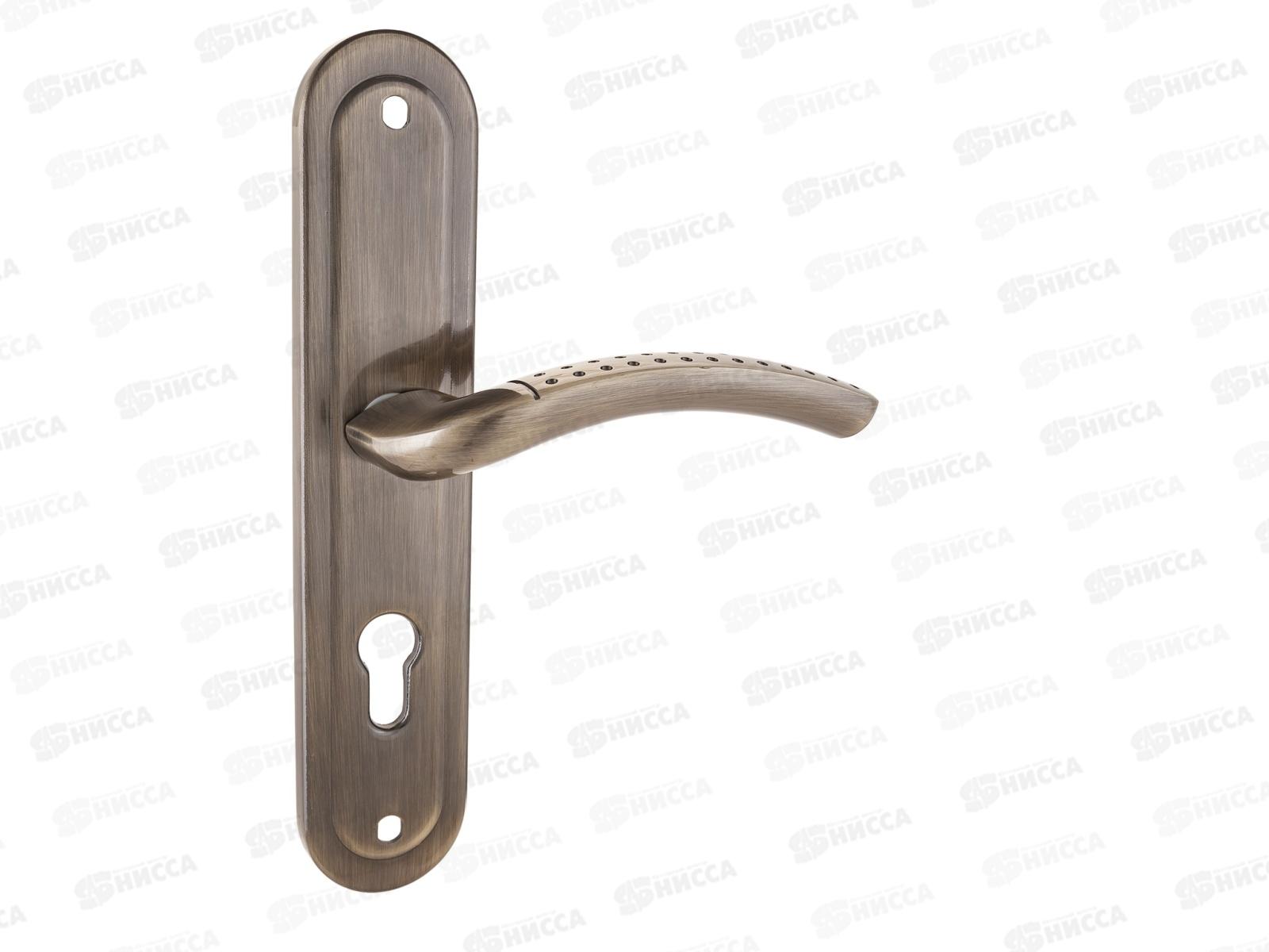 Ручки для дверей Аллюр 132-1 55мм AB стальная бронза *12 082