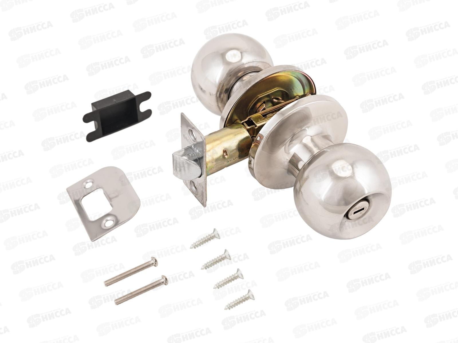 Защелка дверная Стандарт 607 BK CP хром *30 870