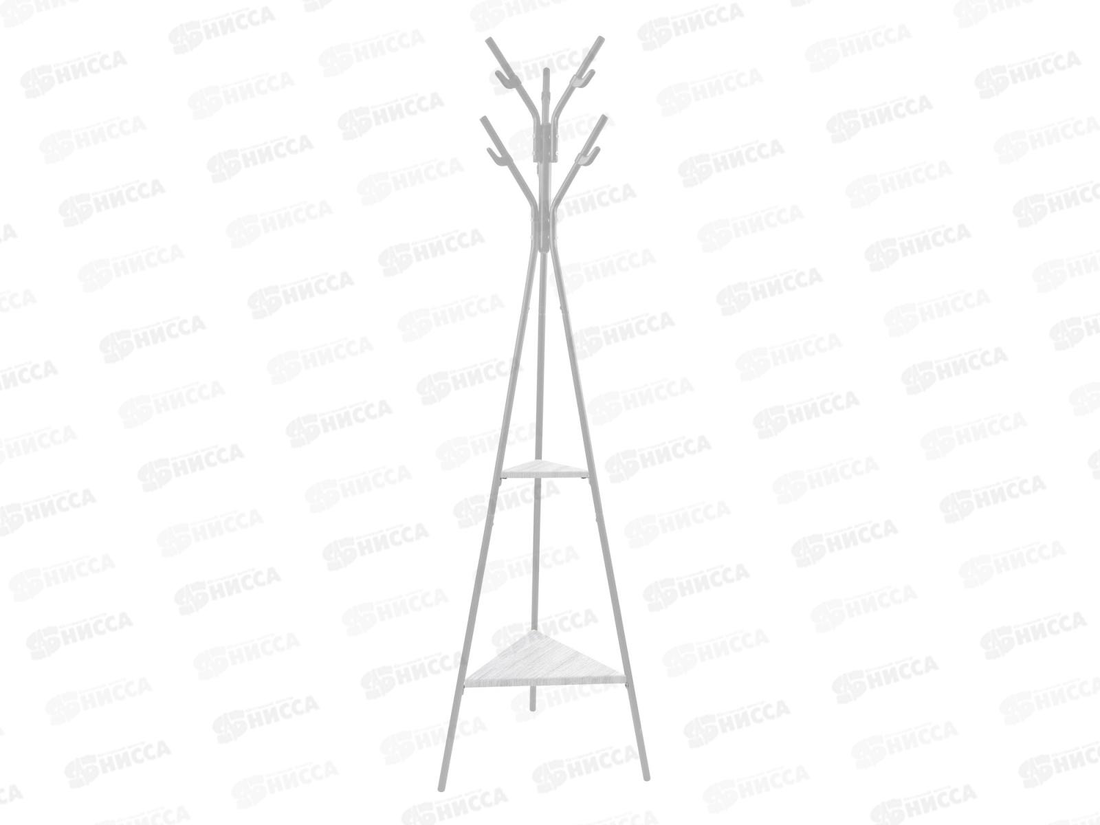 Вешалка-стойка с полкой ВС1/МС матовый серый