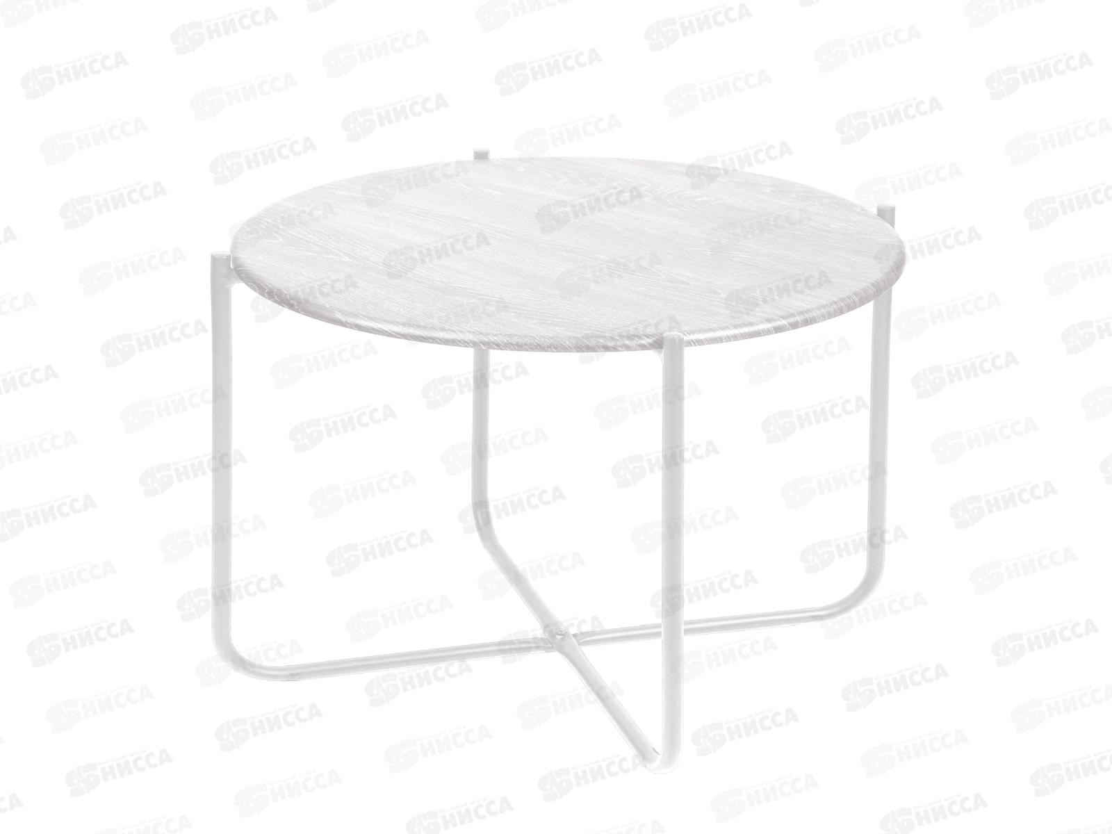 Стол журнальный HHST2/2 дуб дымчатый/белый