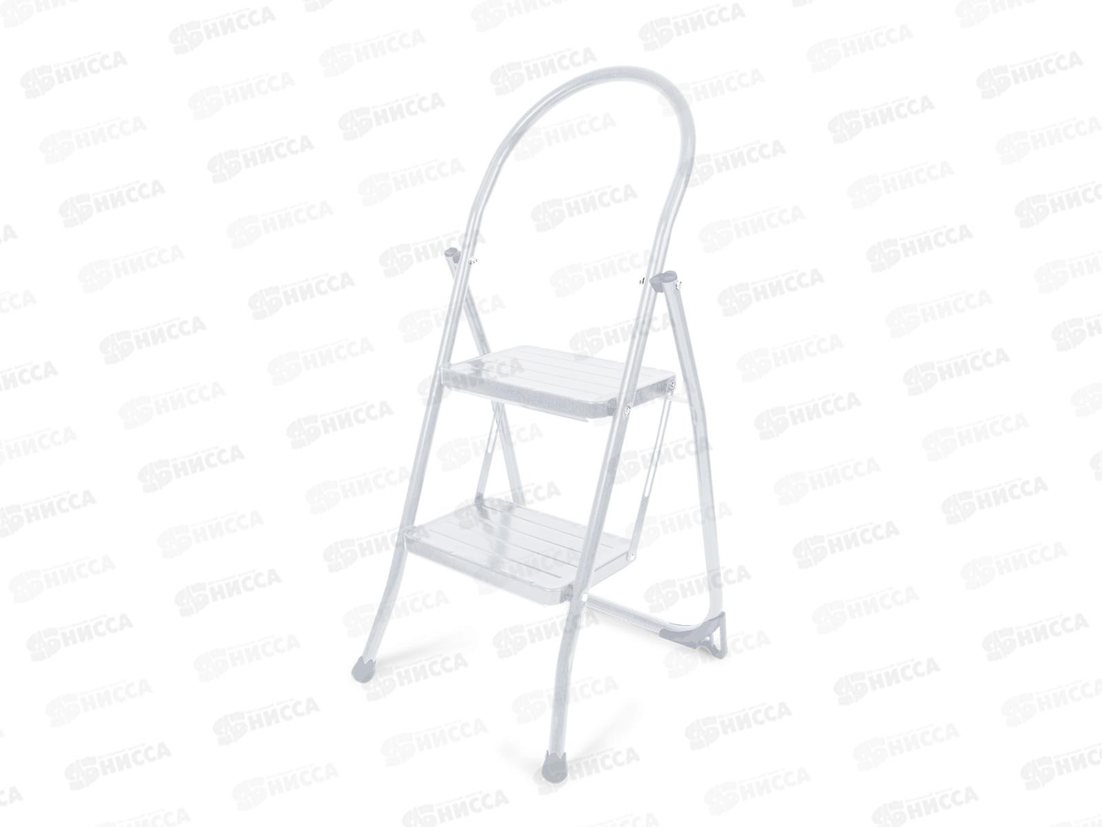 Стремянка с широкими ступенями СМШ2/Б белый