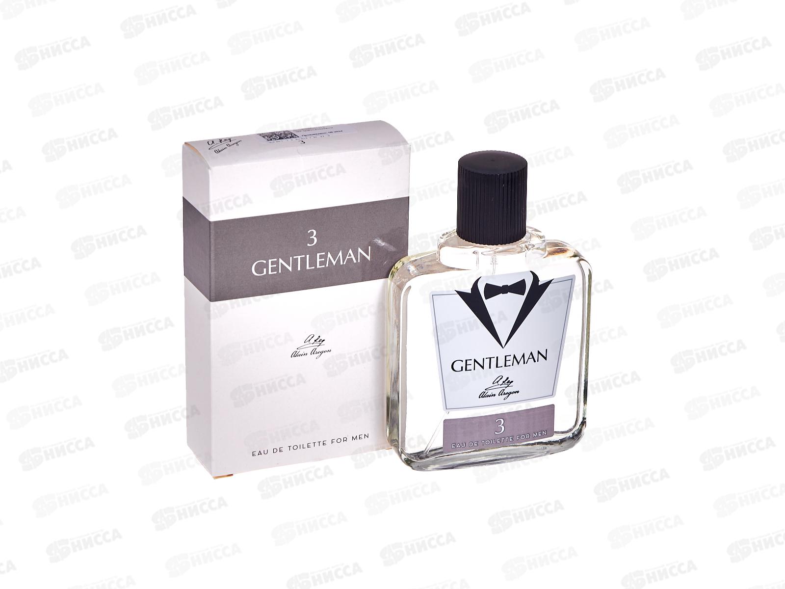 Gentleman 3,  туалетная вода 100мл мужская  М