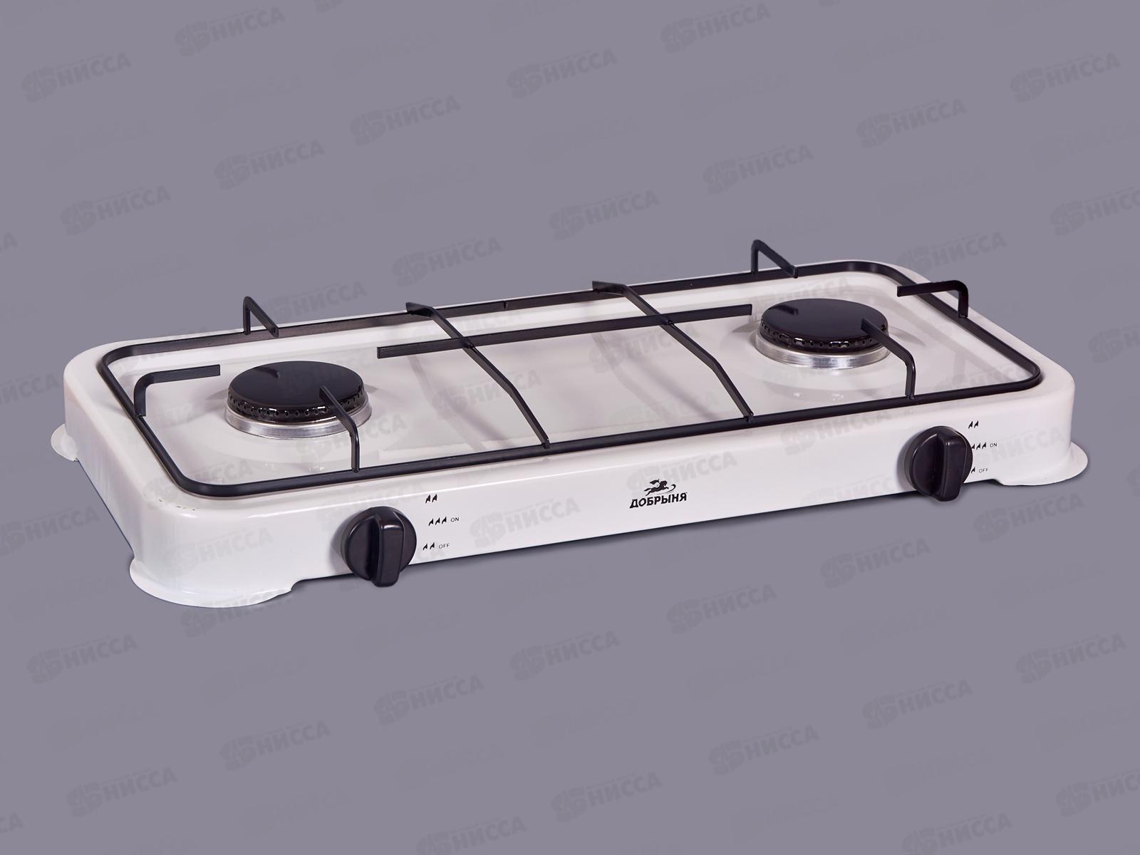 Плита газовая DO-2251W 2конфорка Белая Добрыня