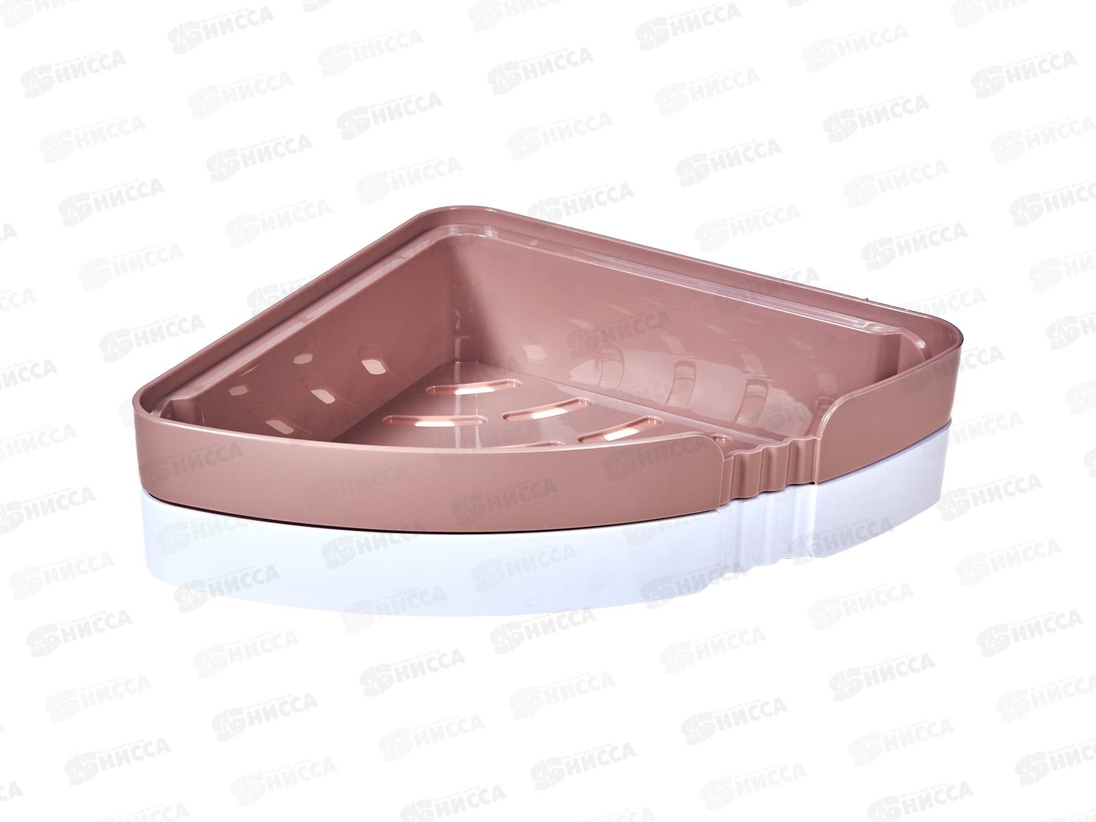 Полка д/ванной &quotУмничка&quot угловая Беж/белый MPU0149 *20 МП