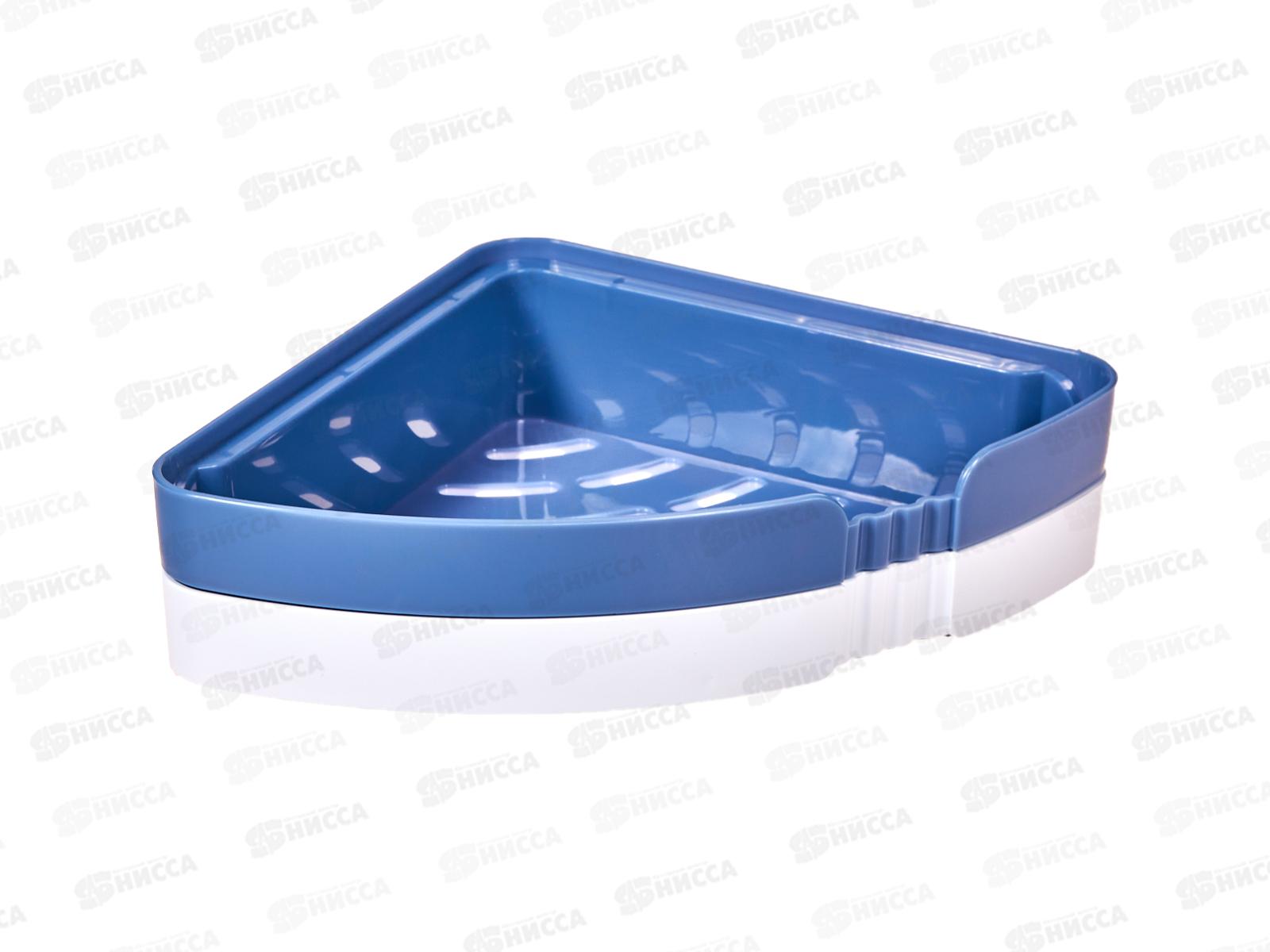 Полка д/ванной &quotУмничка&quot угловая Сер-гол/белый MPU0170 *20 МП