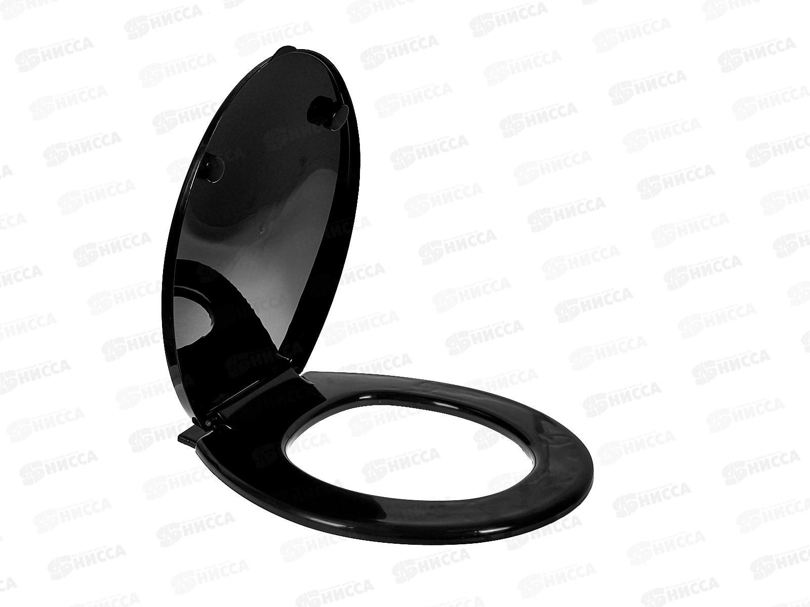 Сиденье на унитаз импорт МП черный *8