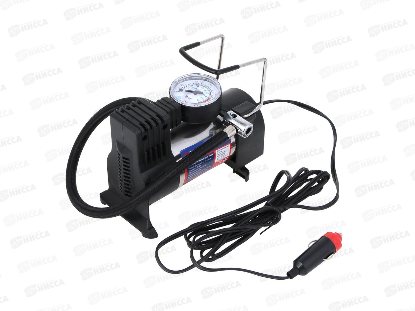 Компрессор автомобильный  Рокот &quotТорнадо&quot 35л/мин 90Вт 12В 713-121 г