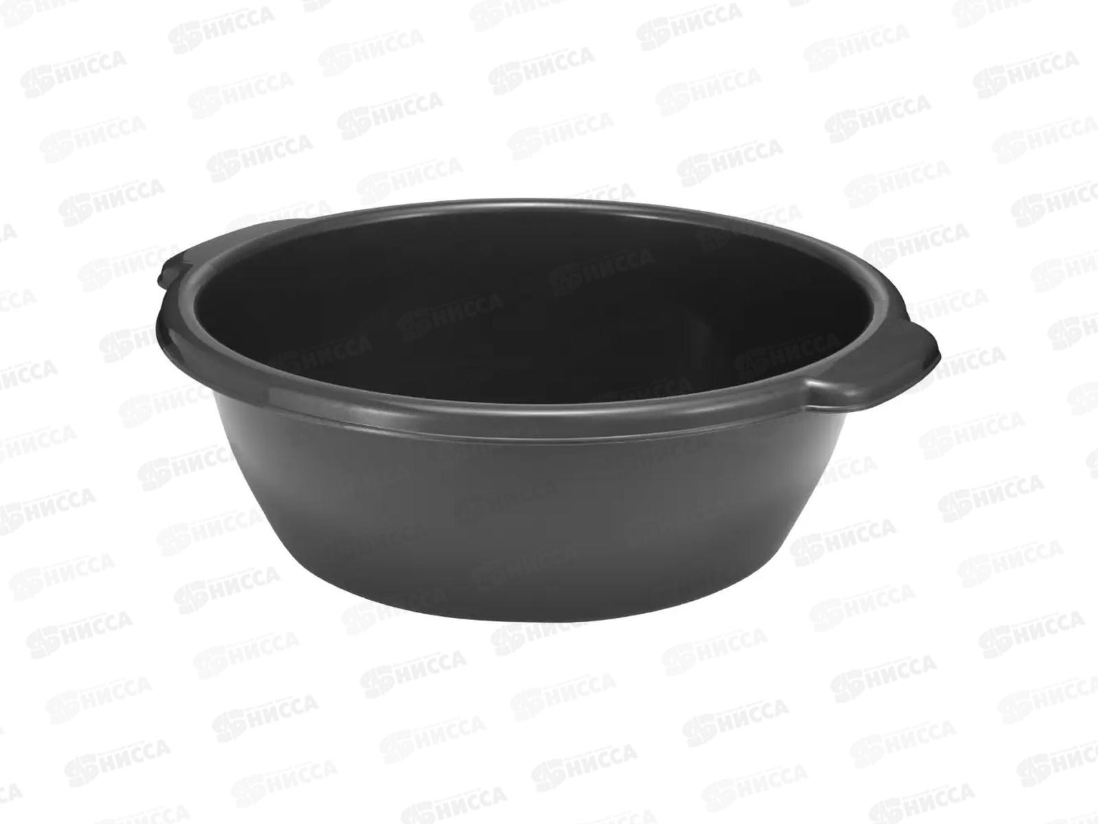 Таз 17,5л овальный Темно-серый 431223015  *10 БП