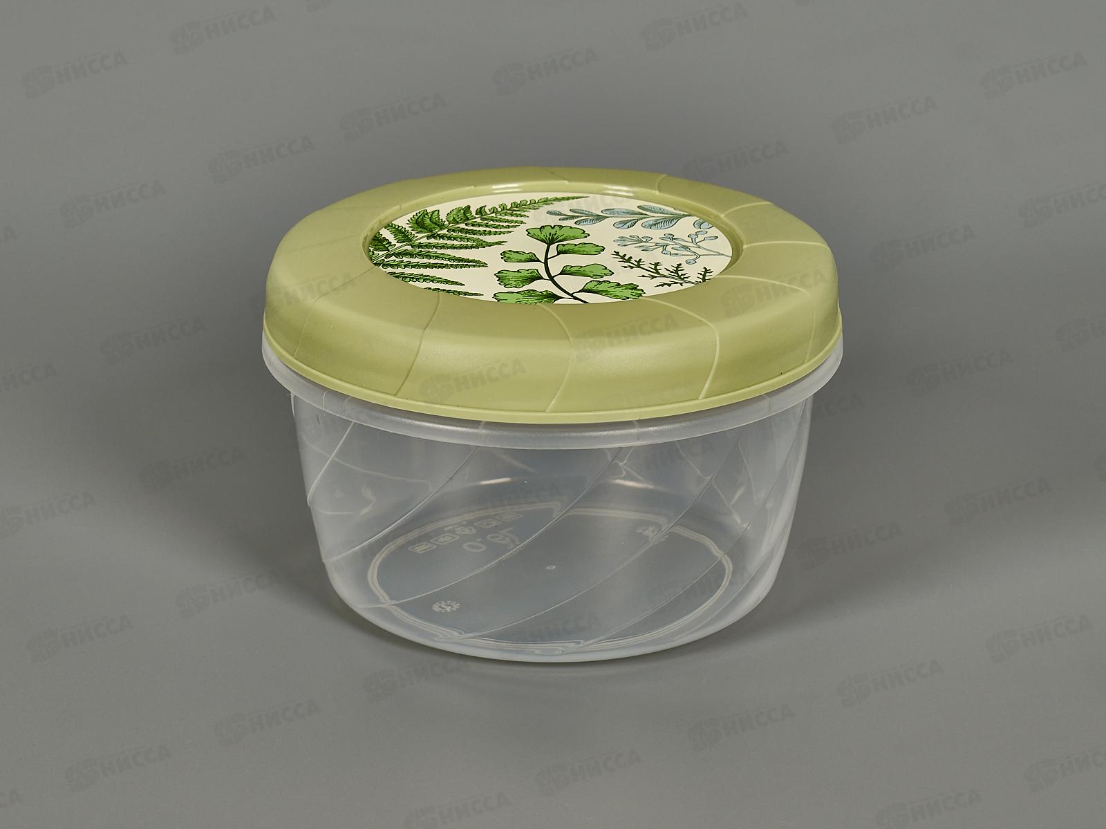 Банка 0,6л с/кр с декором Зеленый 433154709 *18 БП