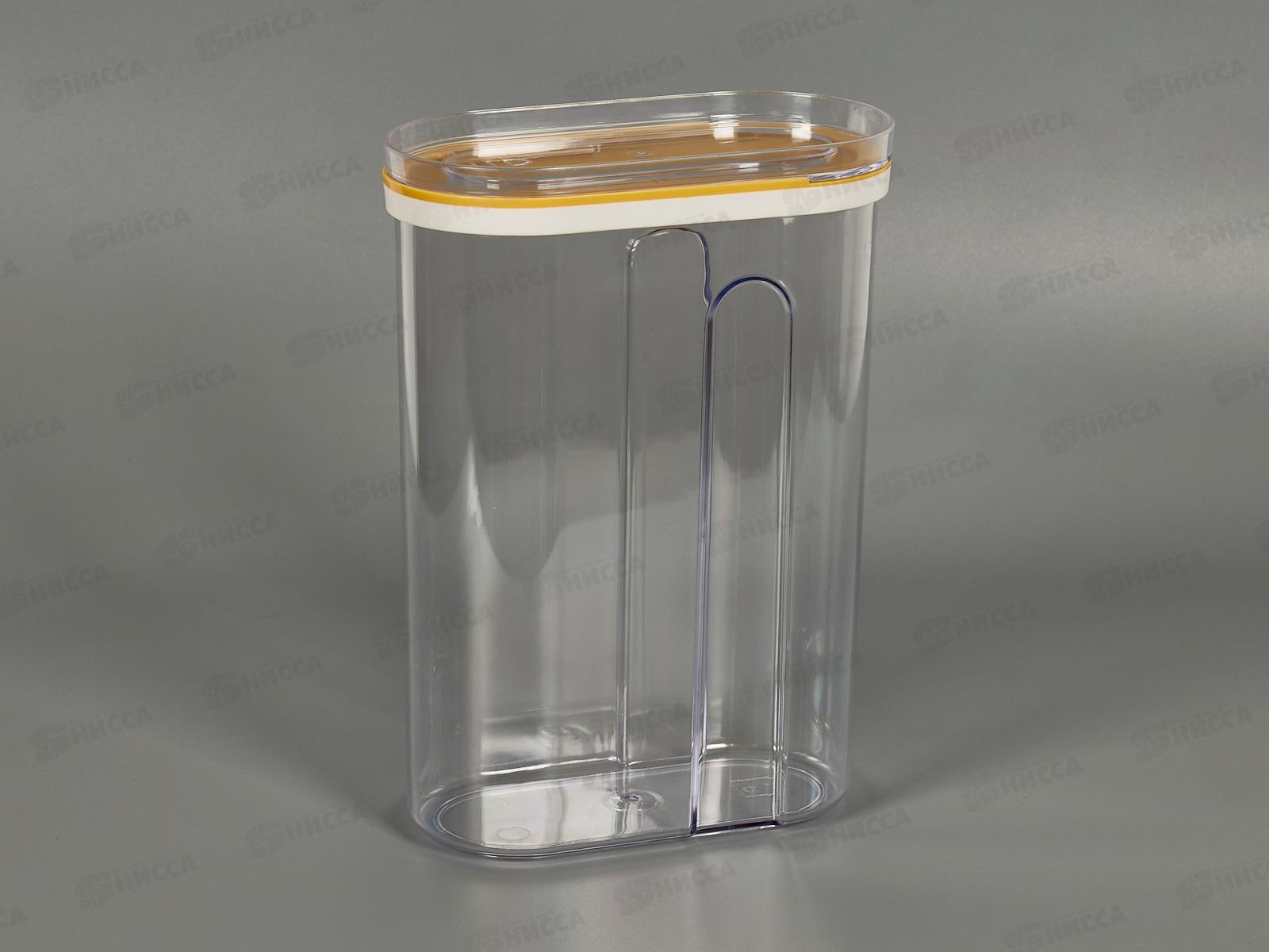 Емкость для сыпучих продуктов 1,5л с/кр Желтый 435251006 *8 БП