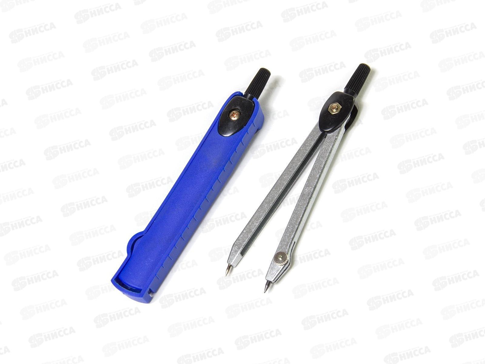 Циркуль  Alingar метал., грифель, пласт. футляр AL1164