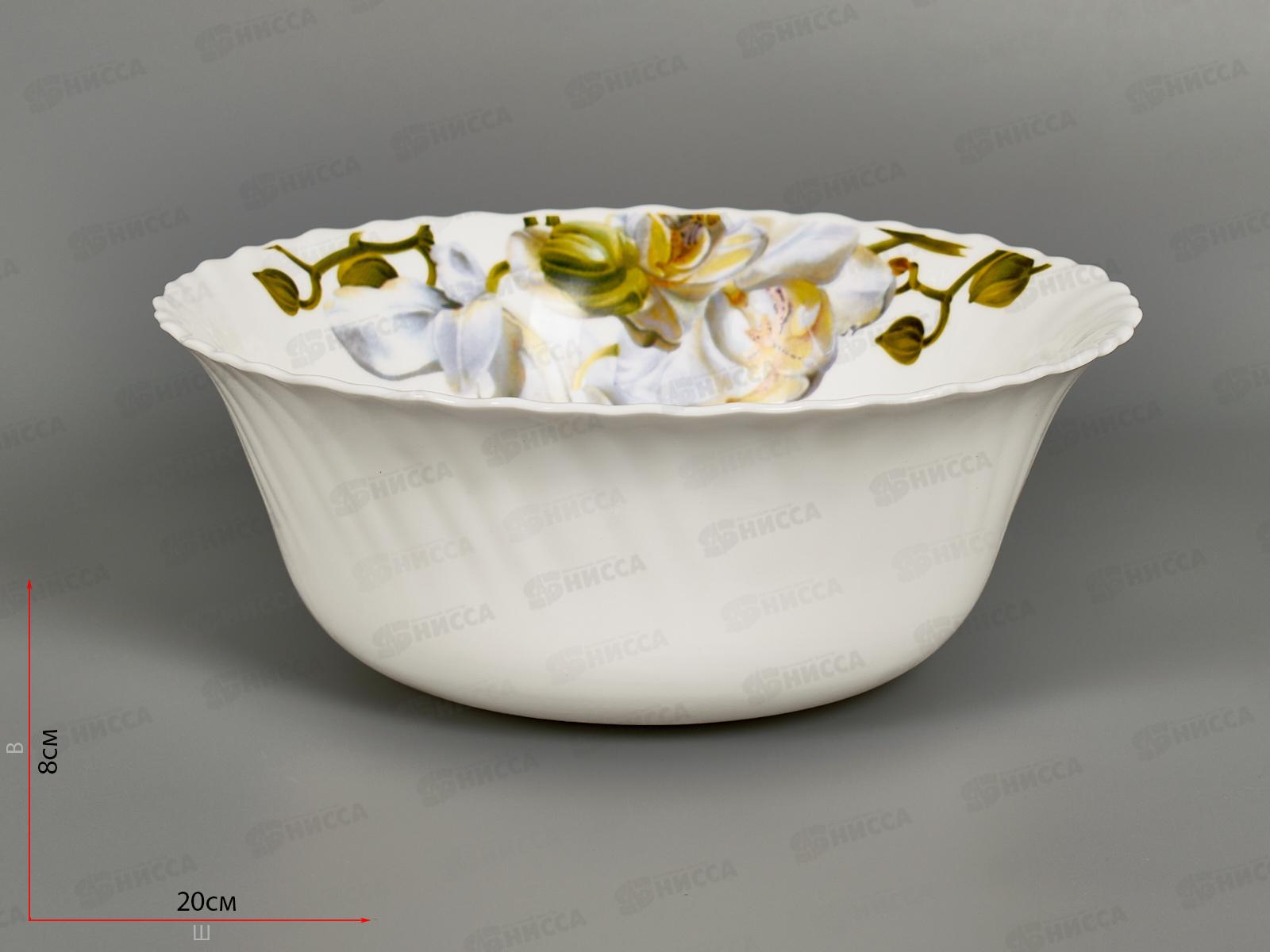 Салатник Голубая орхидея, 20см MFK21062