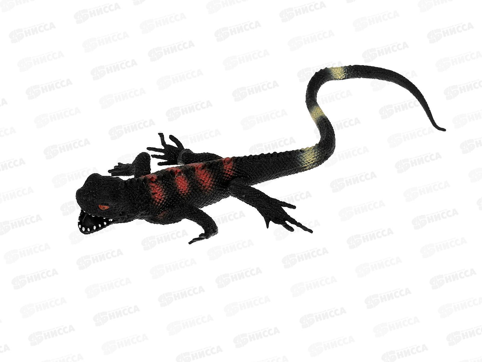 Игрушка пластизоль тянучка Ящерица А100-DB "ИГРАЕМ ВМЕСТЕ"