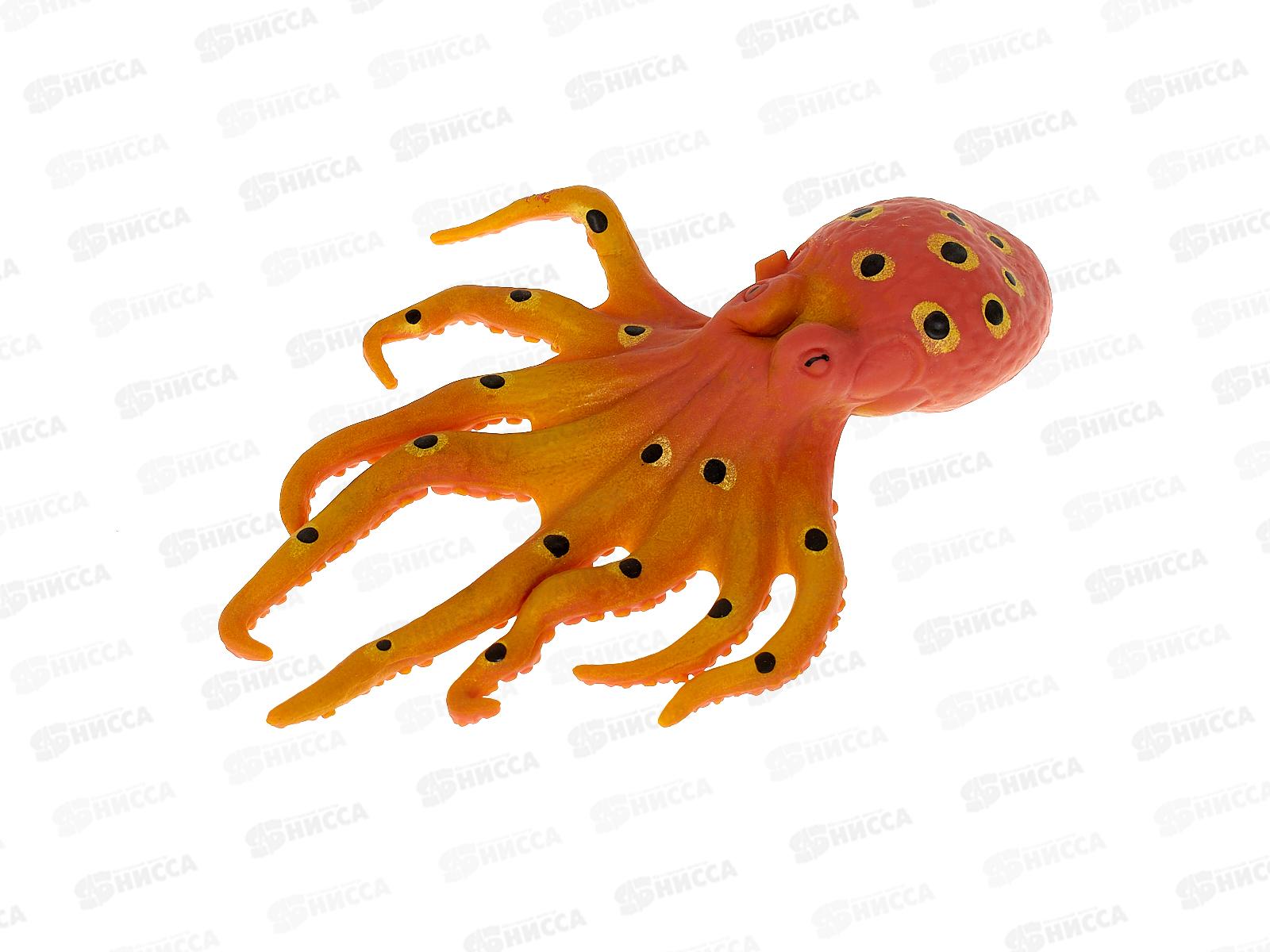 Игрушка пластизоль тянучка Осьминог 17см А124-DB "ИГРАЕМ ВМЕСТЕ"