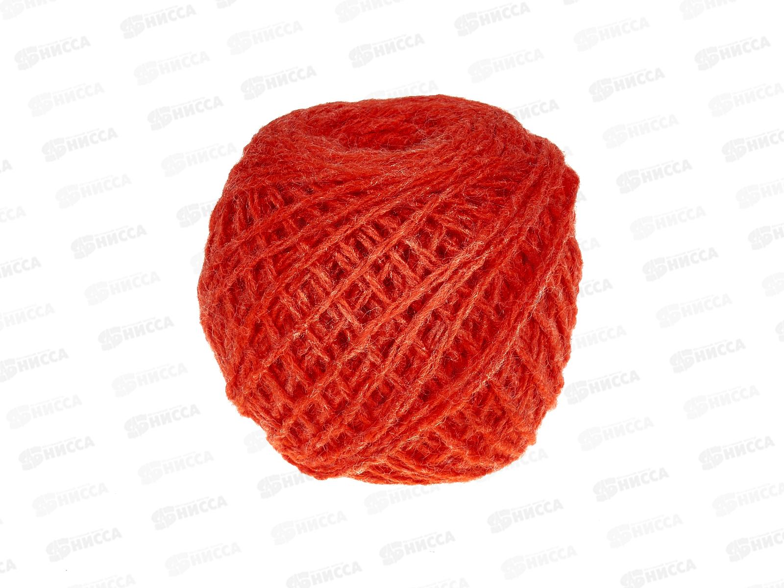 Пряжа 100% акрил 50гр130м (алый) *10