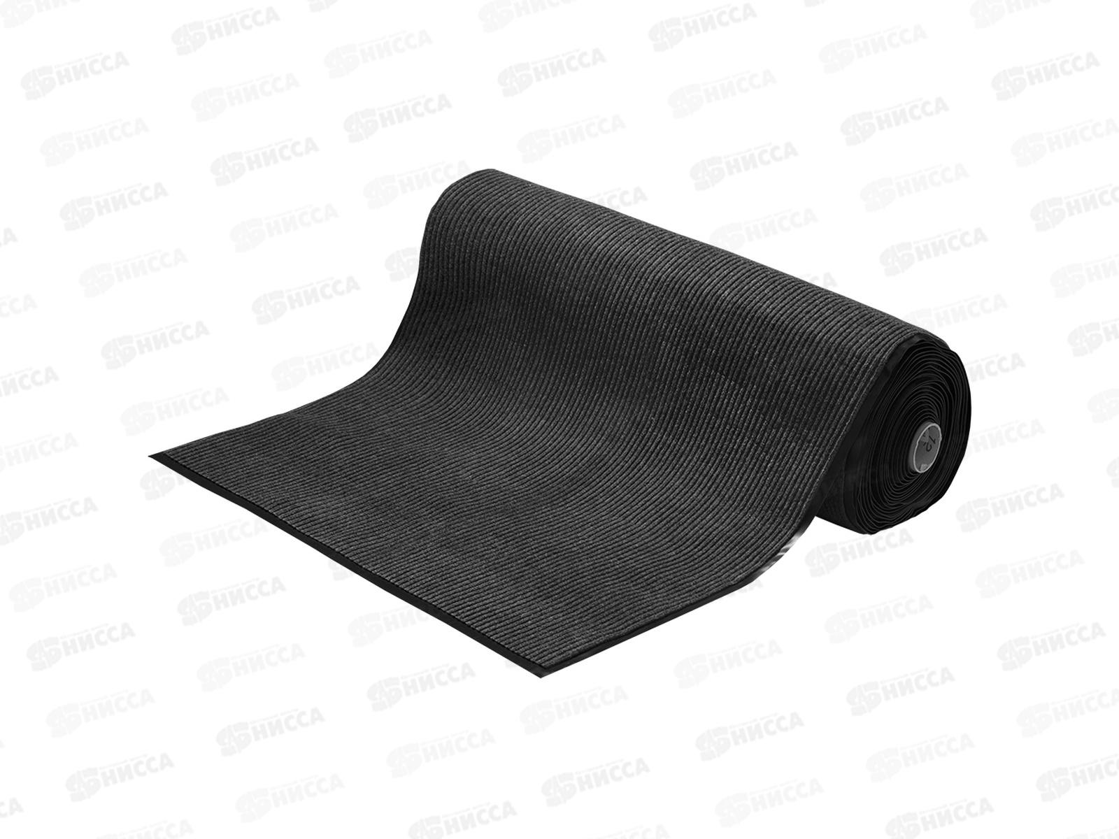 Коврик влаговпит.,ребрист &quotTrip" 0,9*15м &quotVORTEX" серый 24204