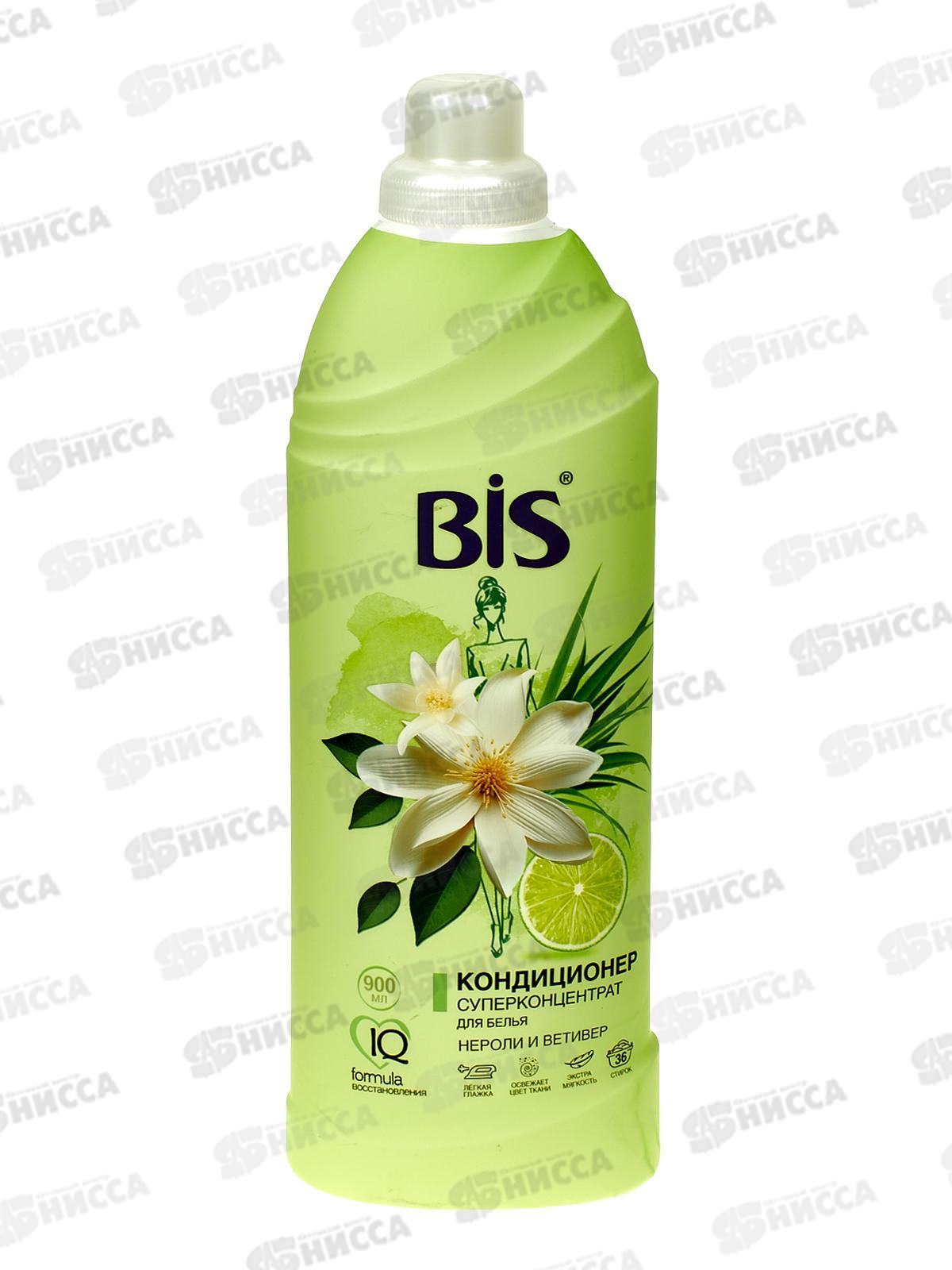 BIS Кондиционер-концентрат для белья Ветивер и Нероли 900мл *6 Акция