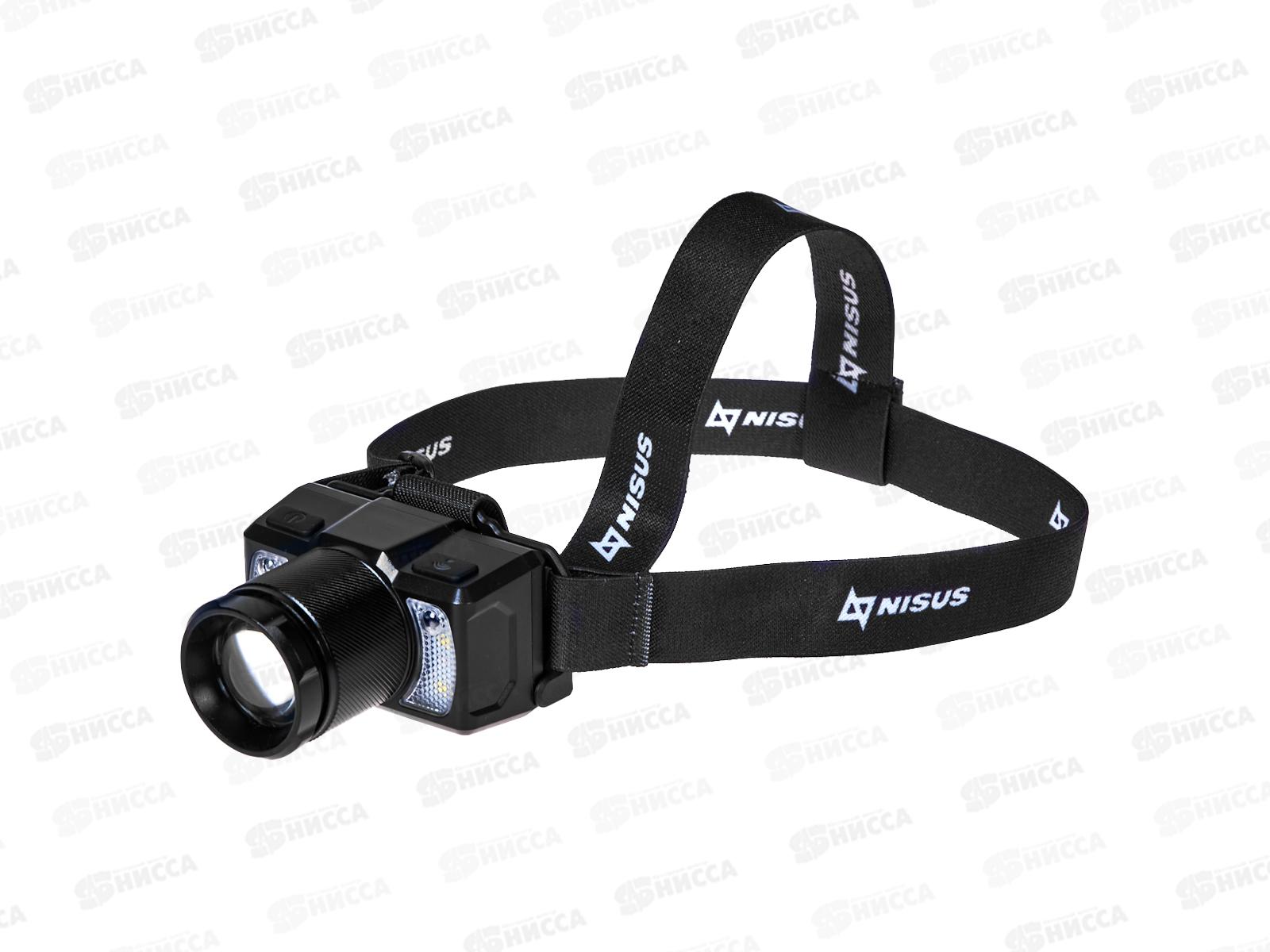 Фонарь налобный сенсорный 800ML. IP43. USB (N-FN-HL25) 355765