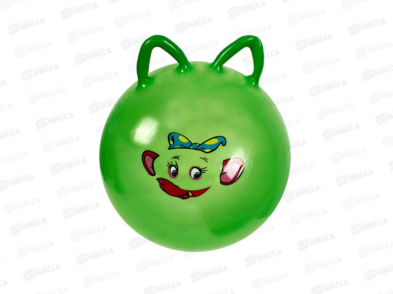 Мяч прыгун №25-10 &quotСовята&quot с ушками d=45см 300гр цвет ассорти