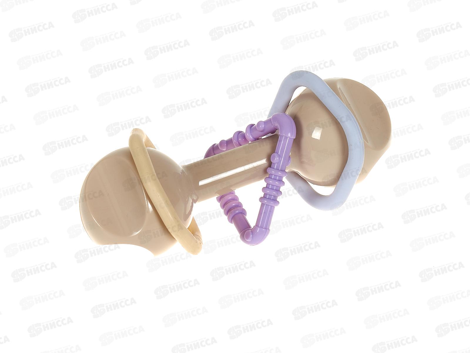 Погремушка &quotГантелька&quot 02185 Коллекция &quotЗефир&quot  *12